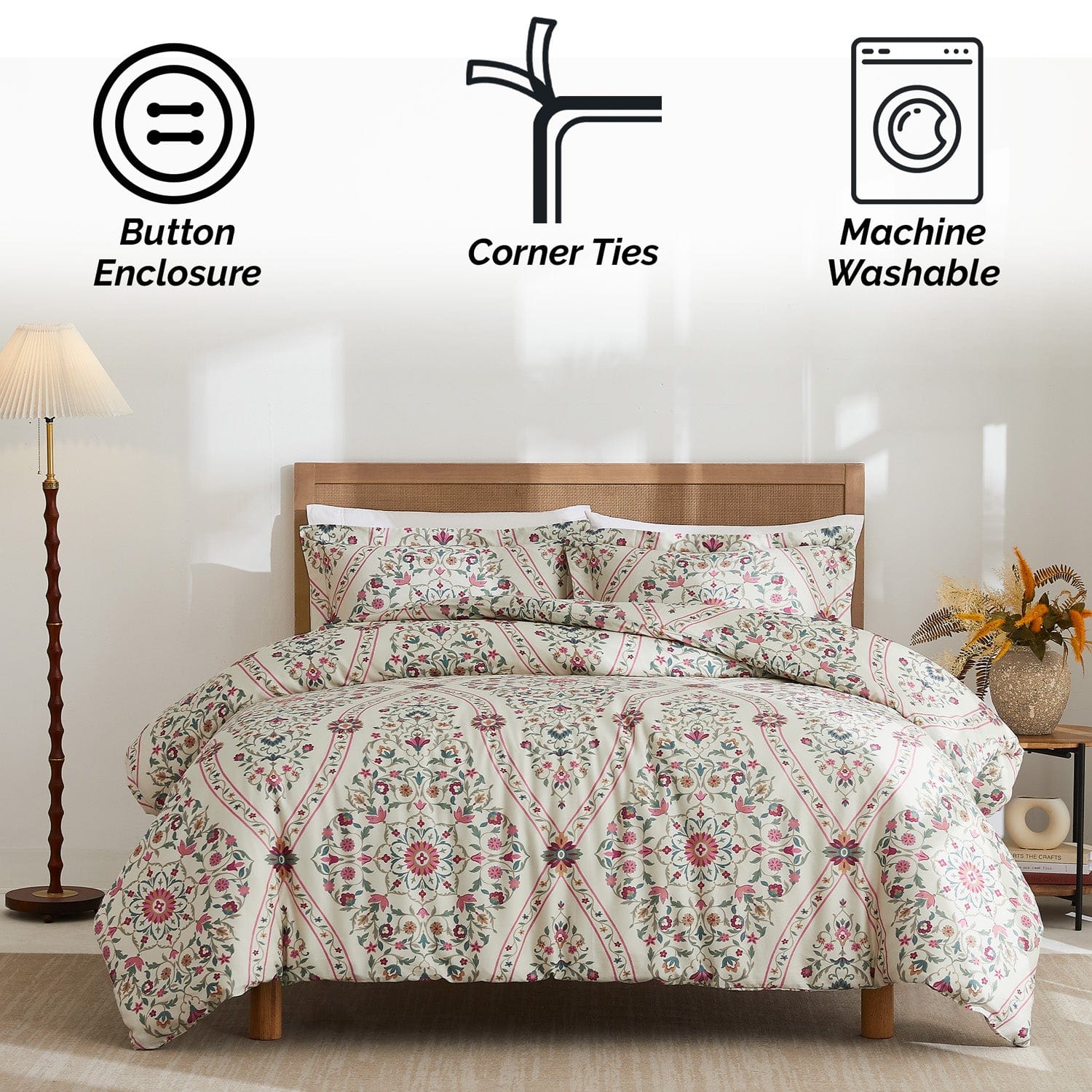 Kashmir Cotton Duvet Cover Set