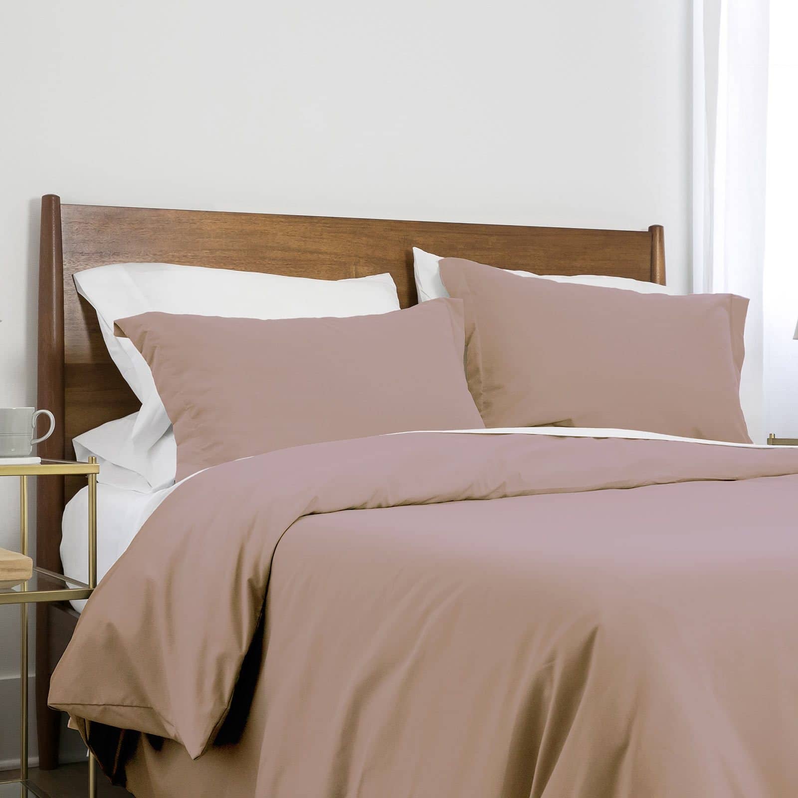 Southshore Basics Ultra-Soft and Comfortable Duvet Cover Set in Muted Mauve#color_muted-mauve