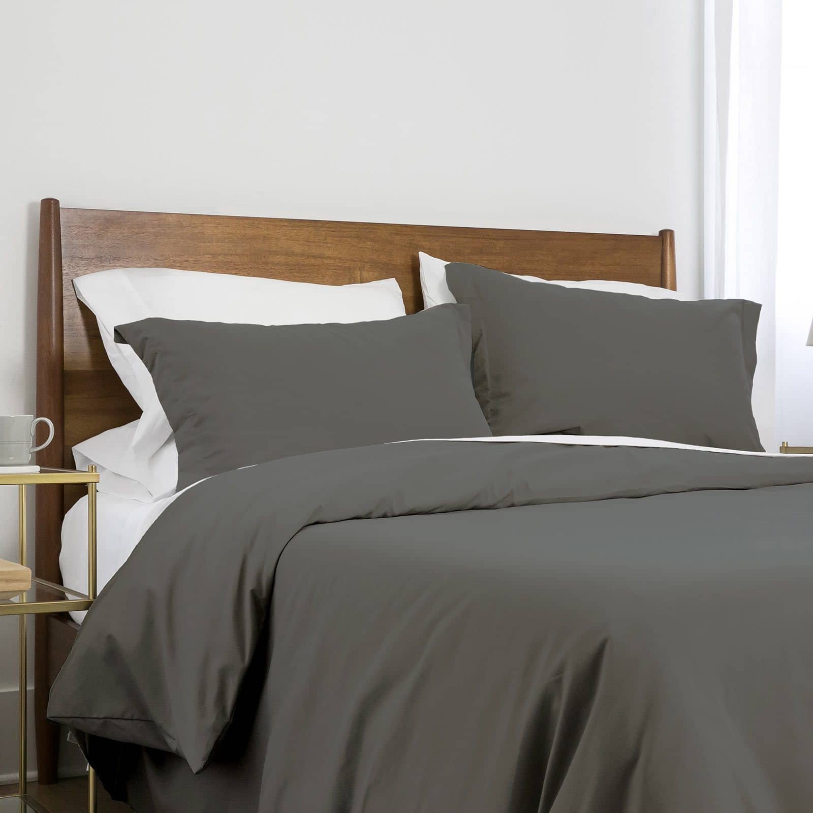 Extra-Soft Springtime Pastels Solid Color Brushed Microfiber Deep Pocket 6-Piece Sheet Set in Slate#color_slate
