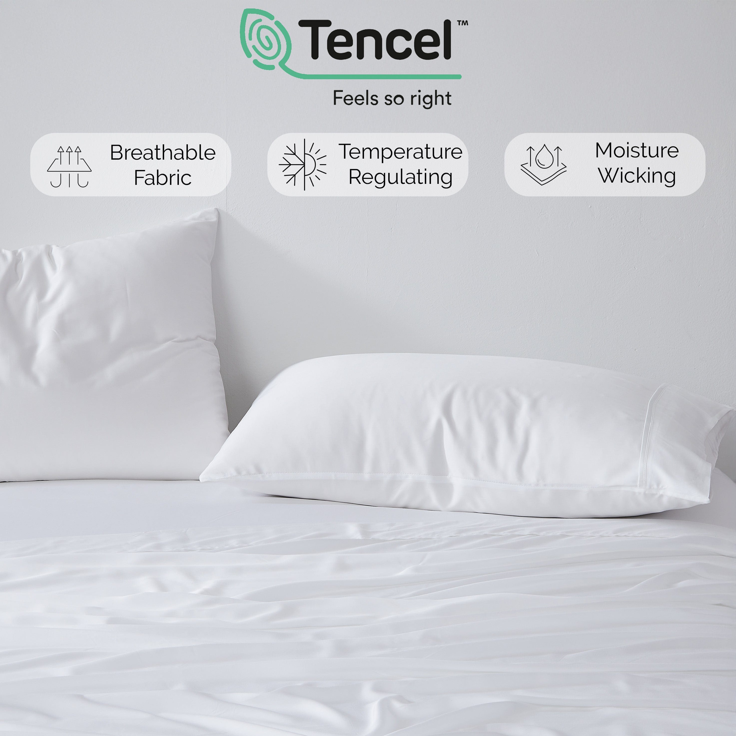 500 Thread Count Tencel™ Lyocell Extra Deep Pocket Sheet Set