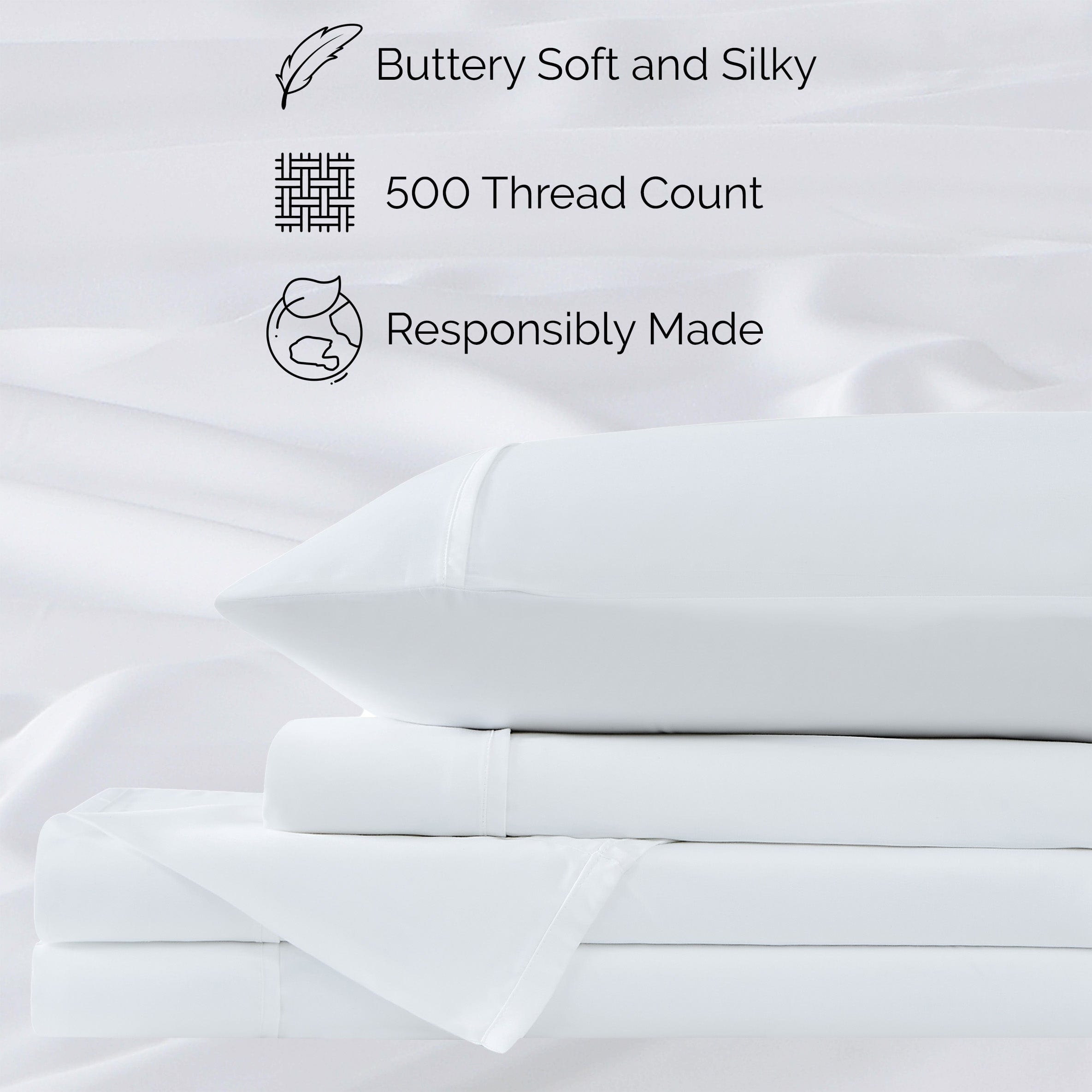 500 Thread Count Tencel™ Lyocell Extra Deep Pocket Sheet Set