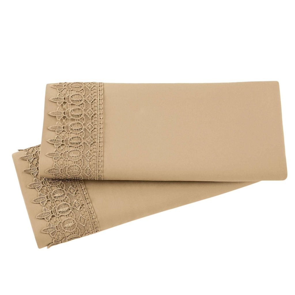 Vilano Lace Hem Pillow Cases
