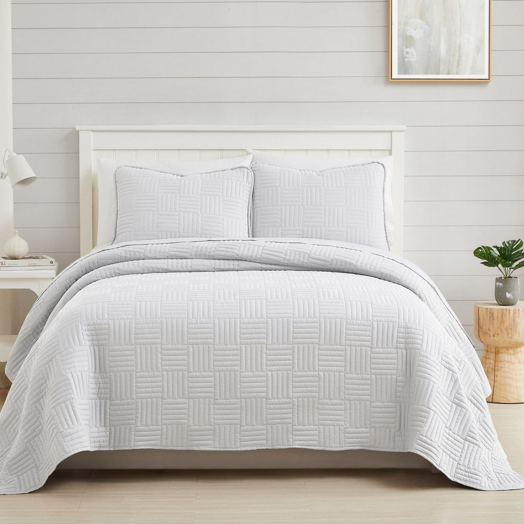 Grid Oversized Quilt Set