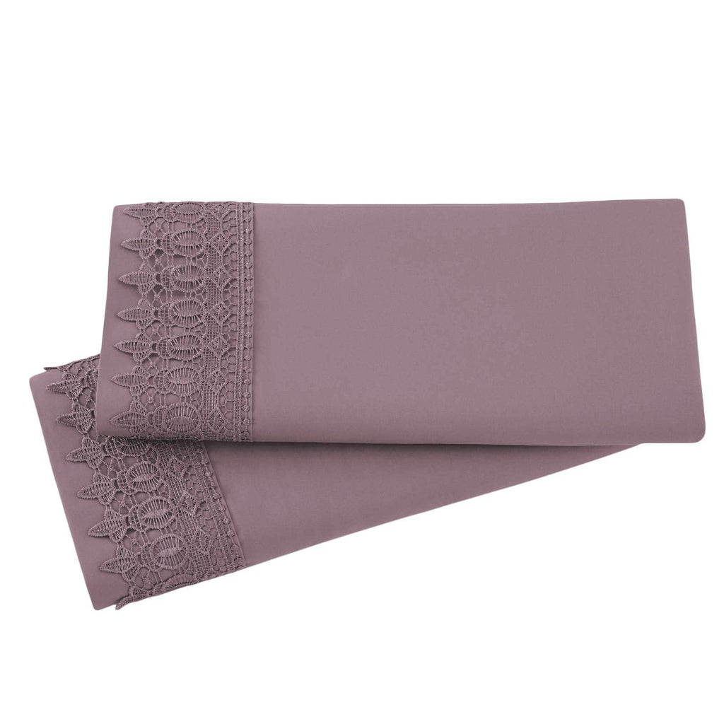 Vilano Lace Hem Pillow Cases