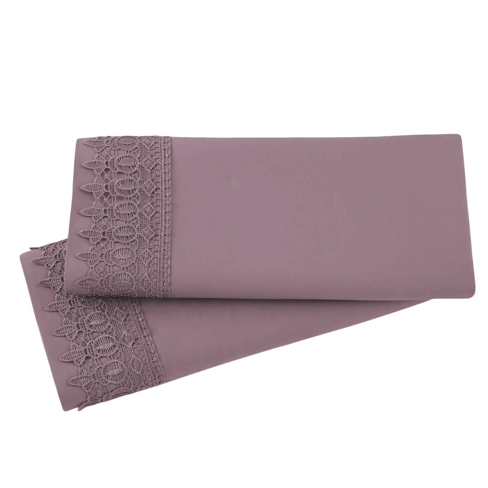 Vilano Lace Hem Pillow Cases