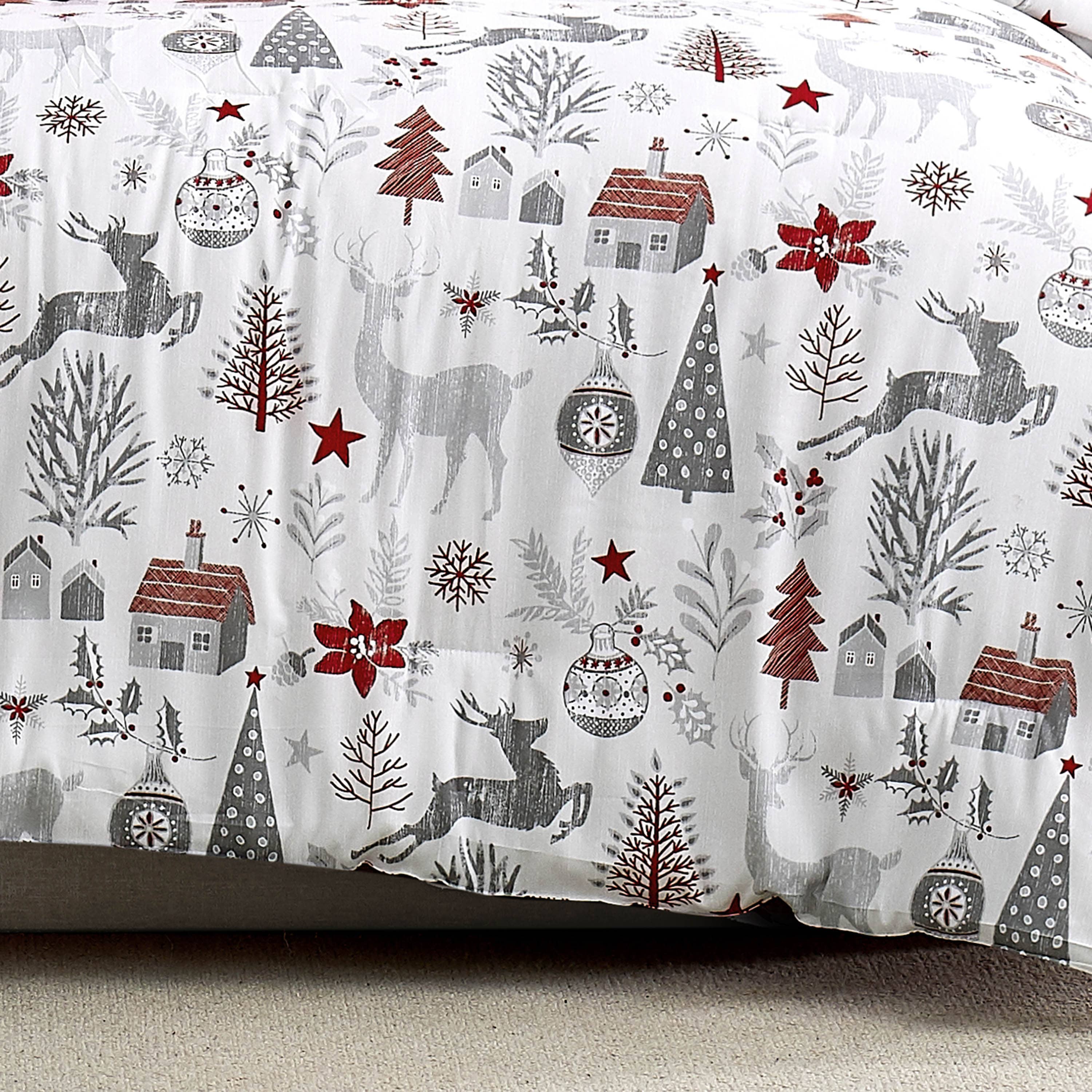 Holly Jolly Lane 6-Piece Comforter Bedding Set