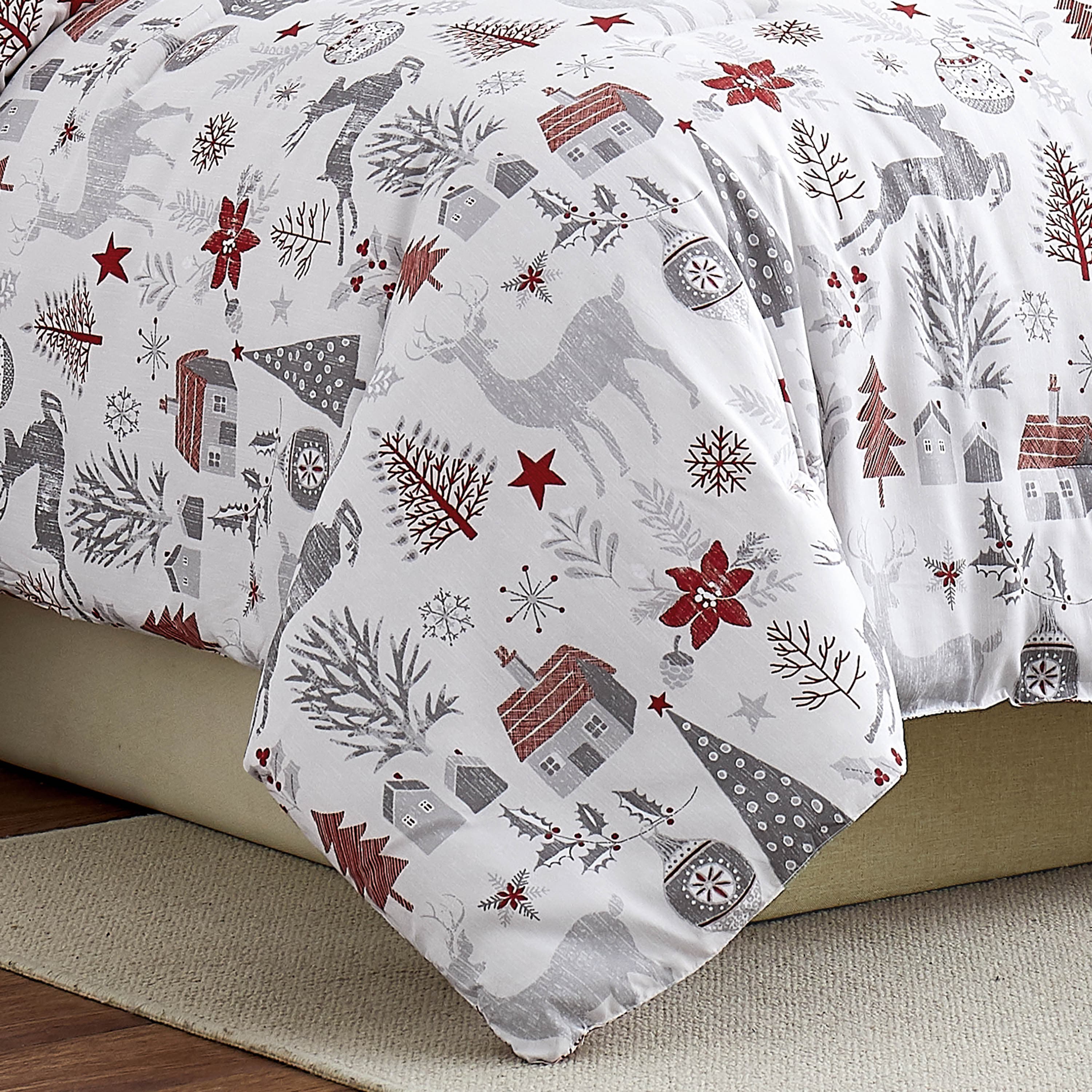 Holly Jolly Lane 6-Piece Comforter Bedding Set