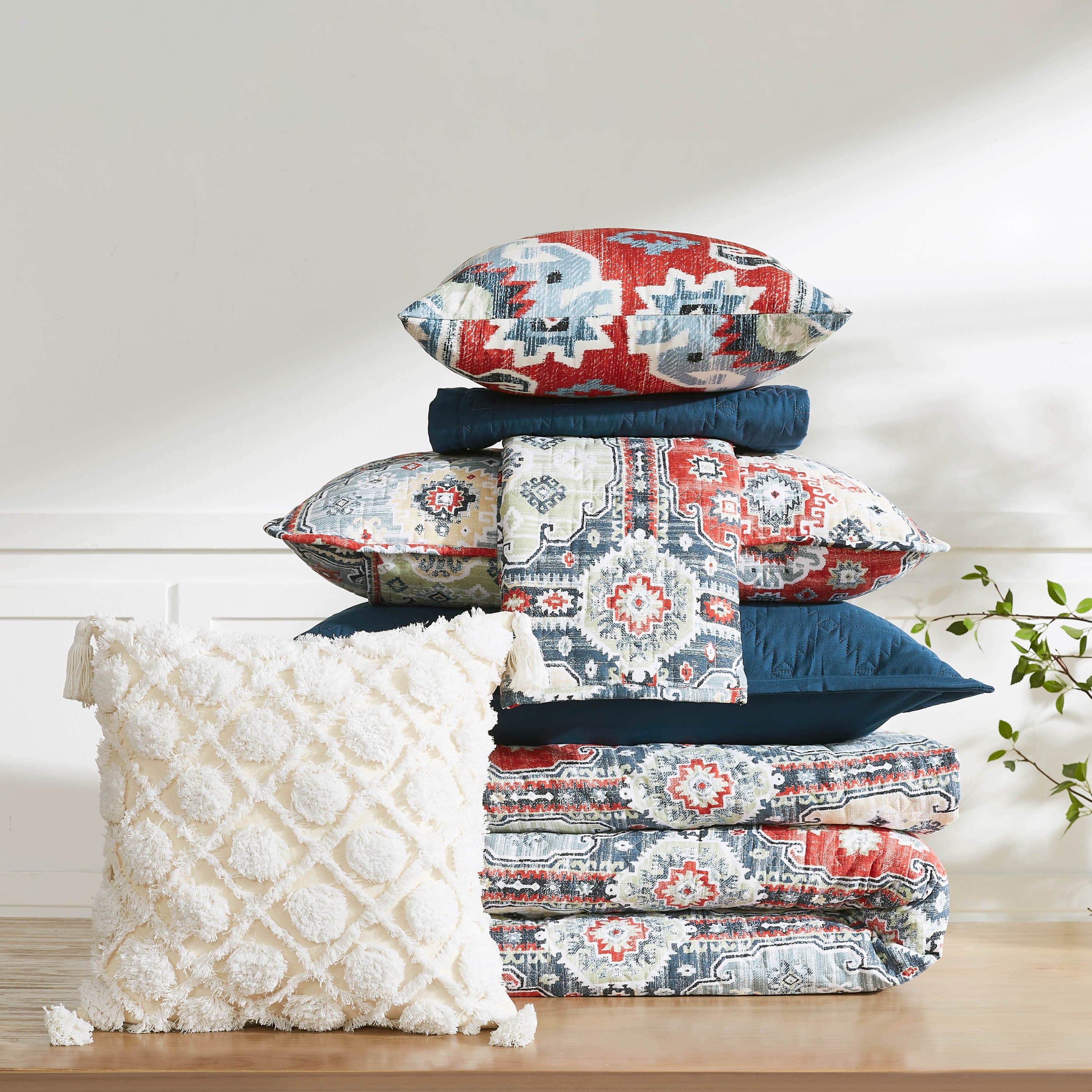 Kilim 7-Piece Quilt Bedding Set