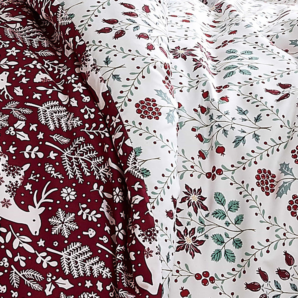 Holiday Harmony Reversible Comforter Set