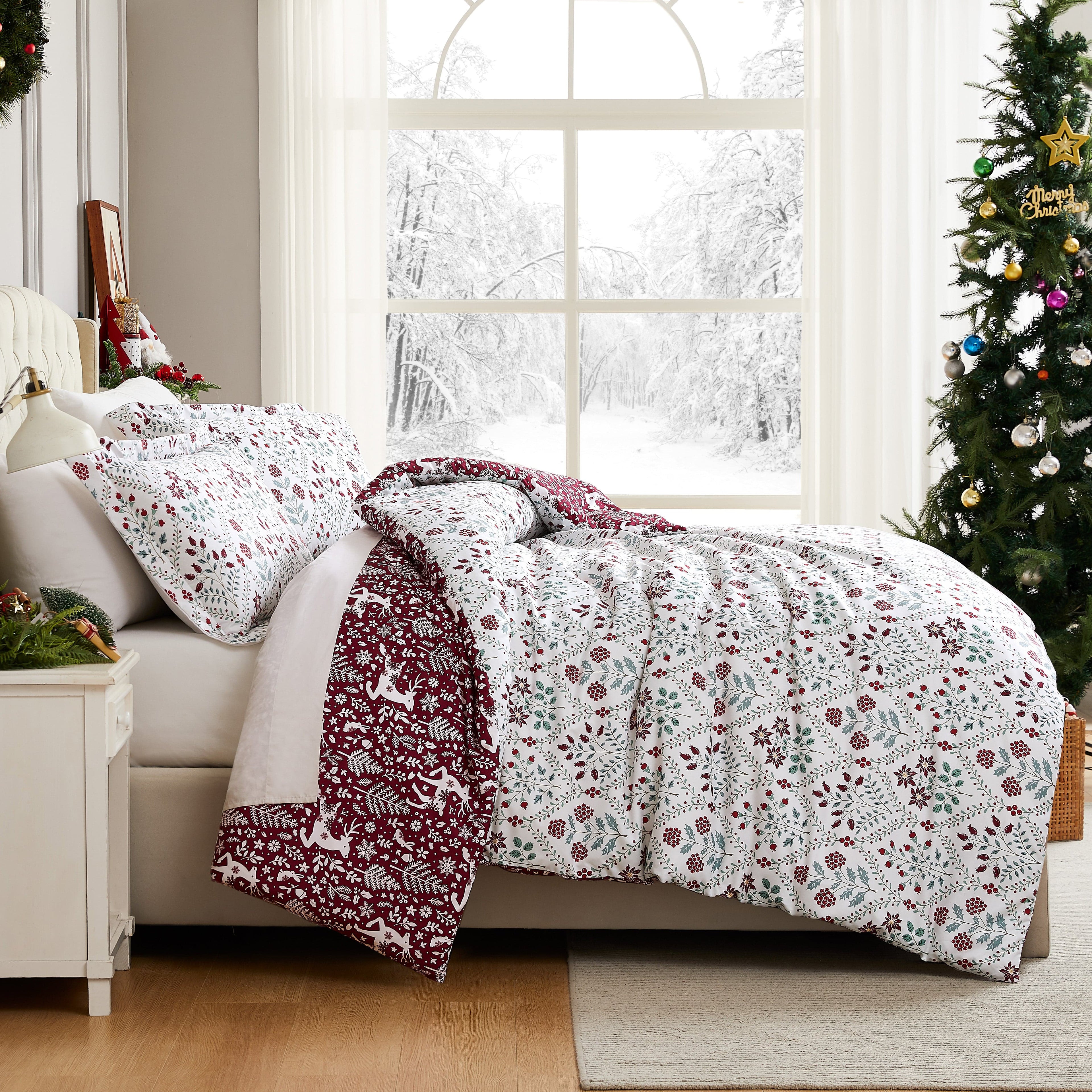 Holiday Harmony Reversible Comforter Set