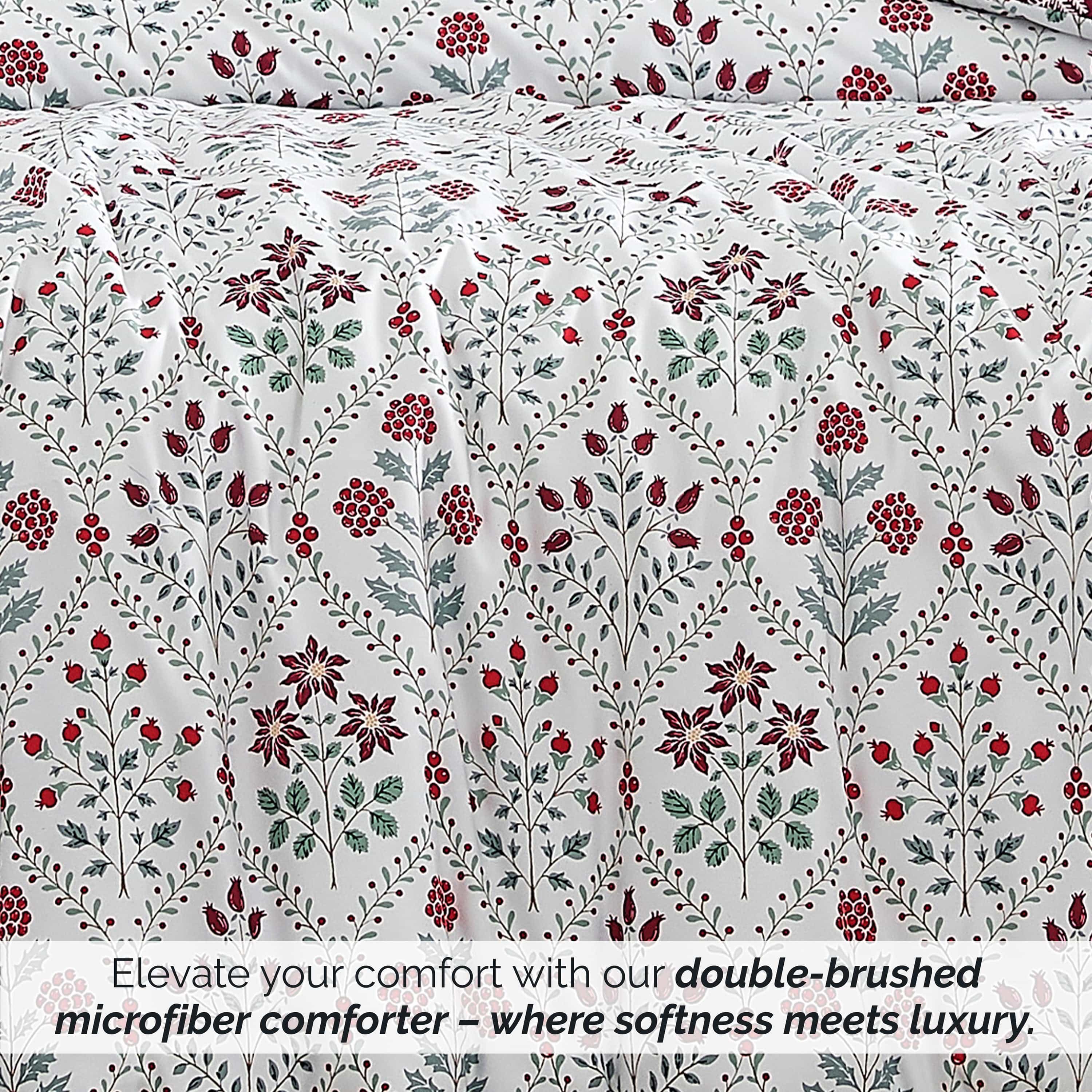Holiday Harmony Reversible Comforter Set