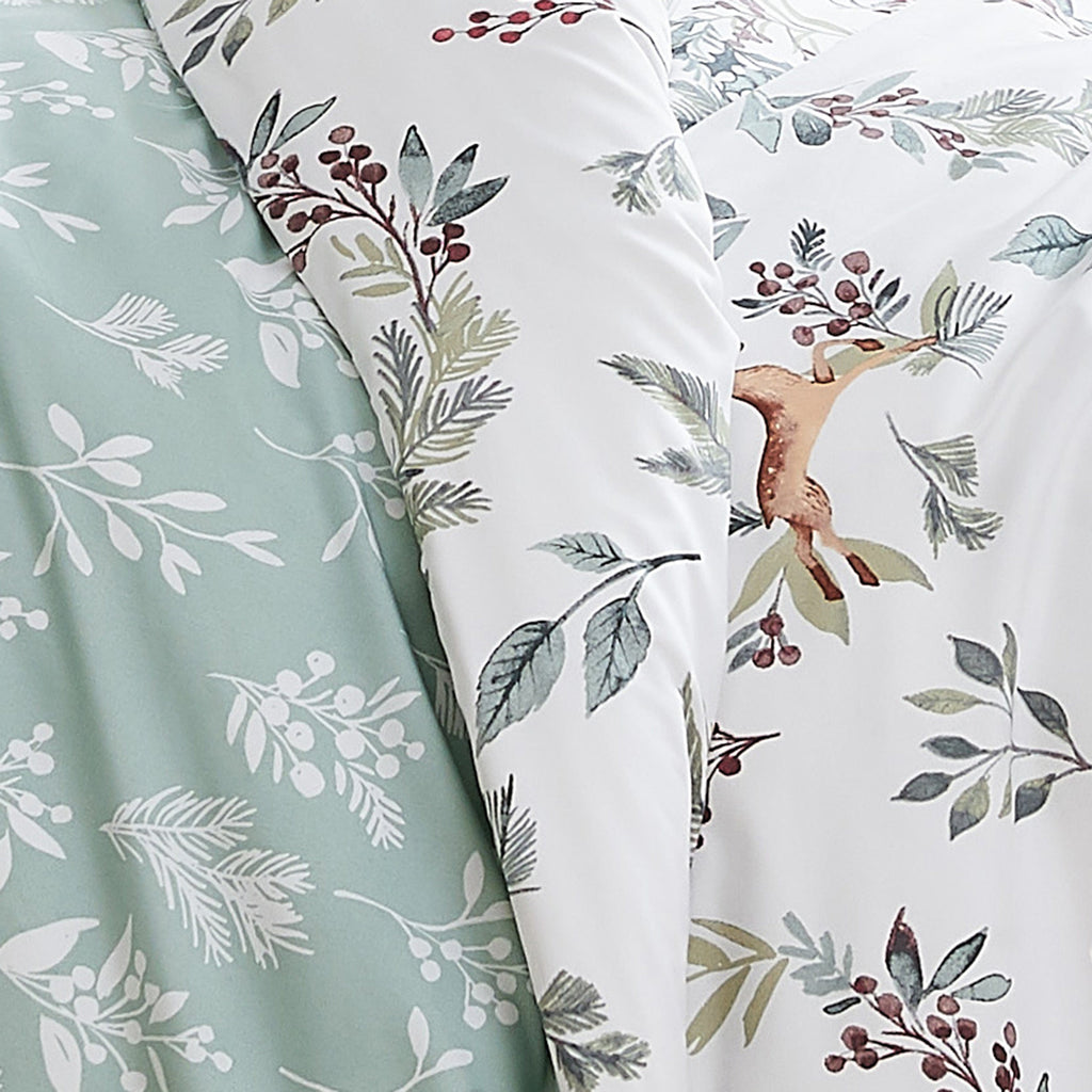 Happy Holidays Reversible Comforter Set