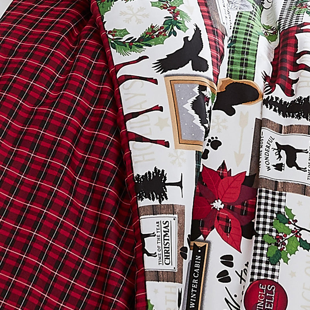 Merry Town Reversible Comforter Set