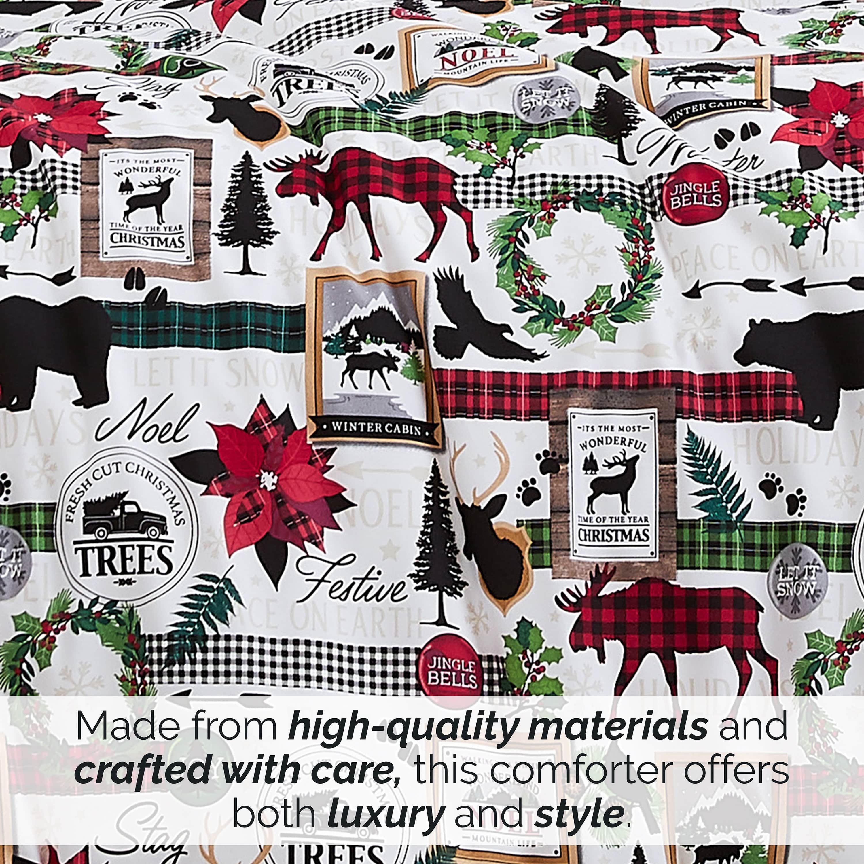 Merry Town Reversible Comforter Set
