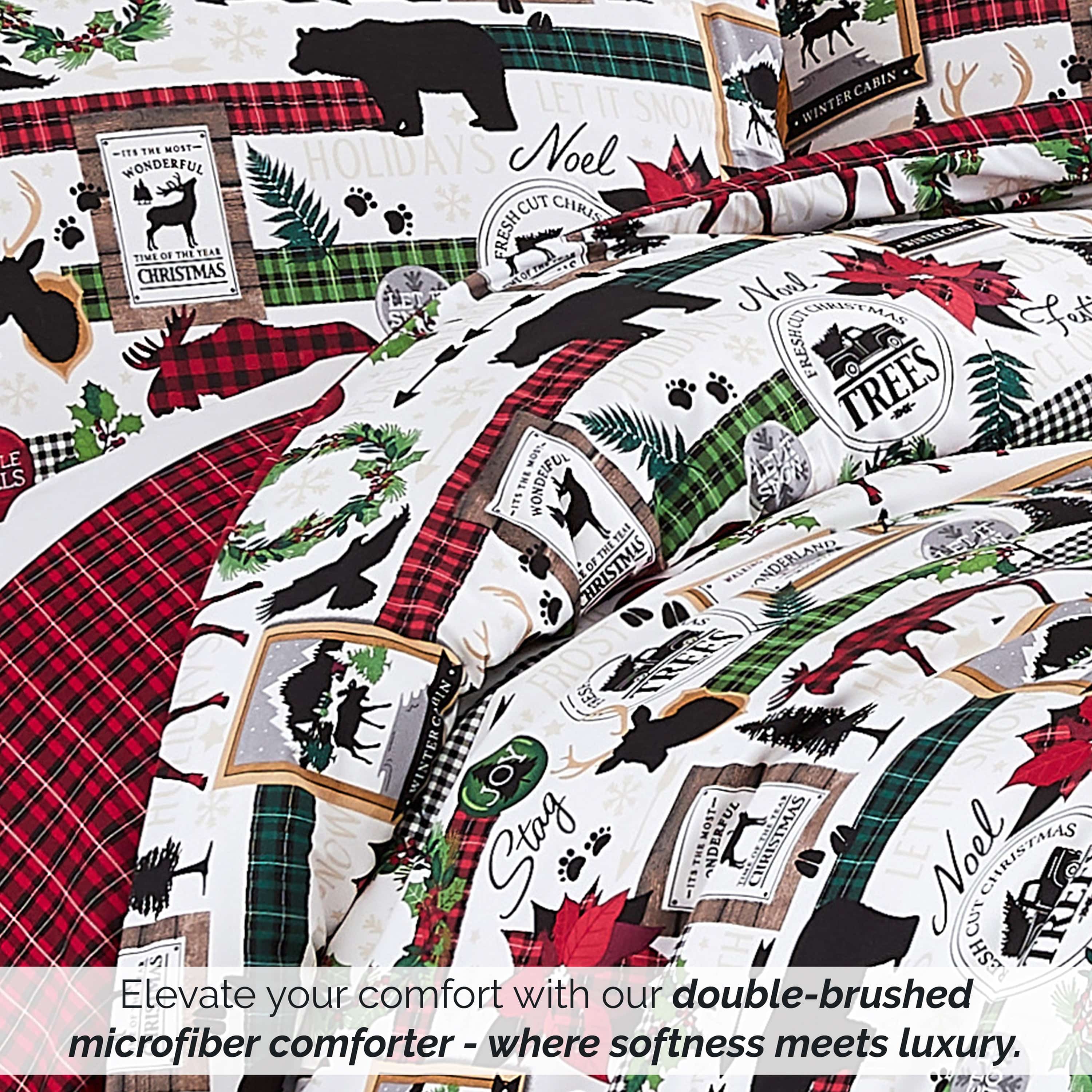 Merry Town Reversible Comforter Set
