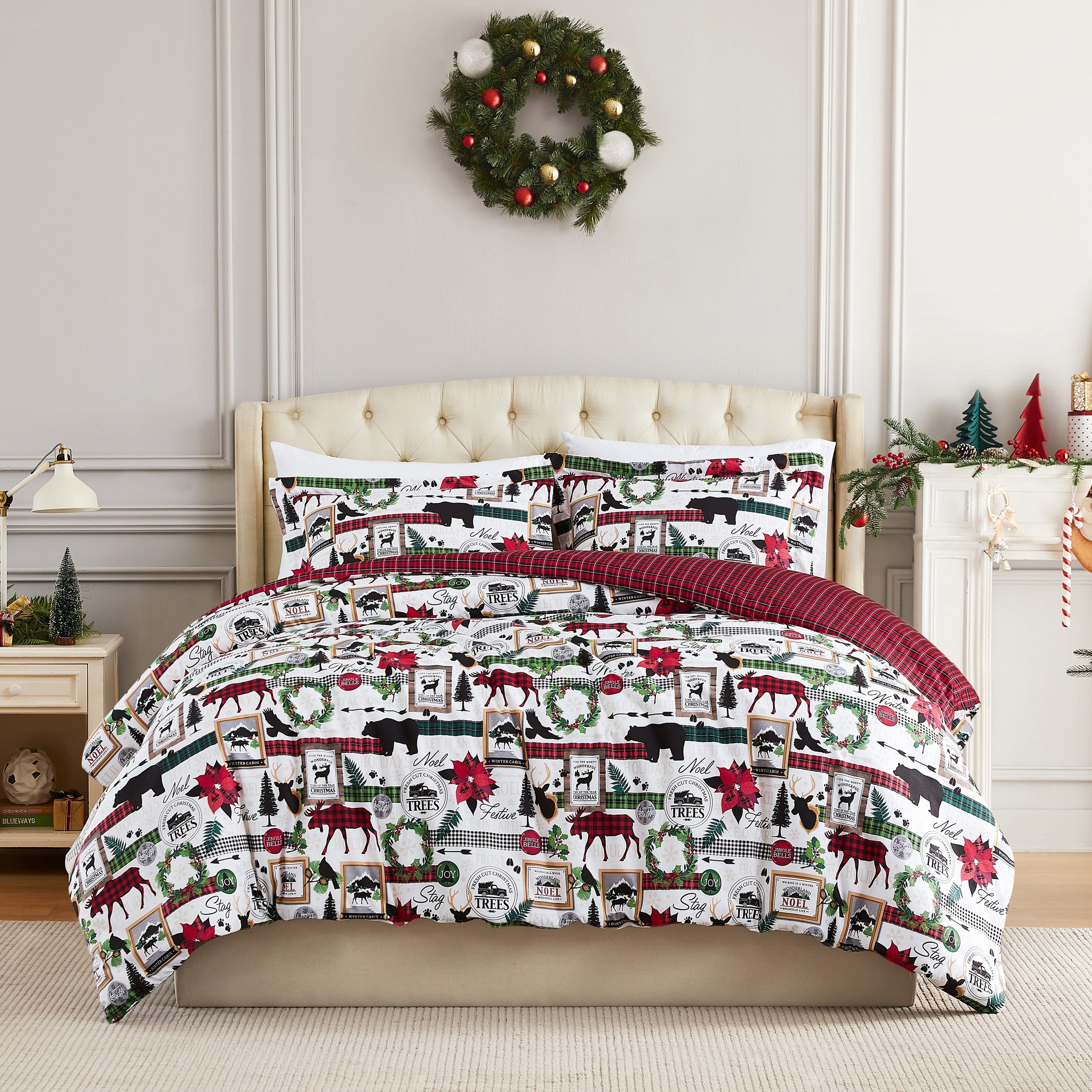 Merry Town Reversible Comforter Set