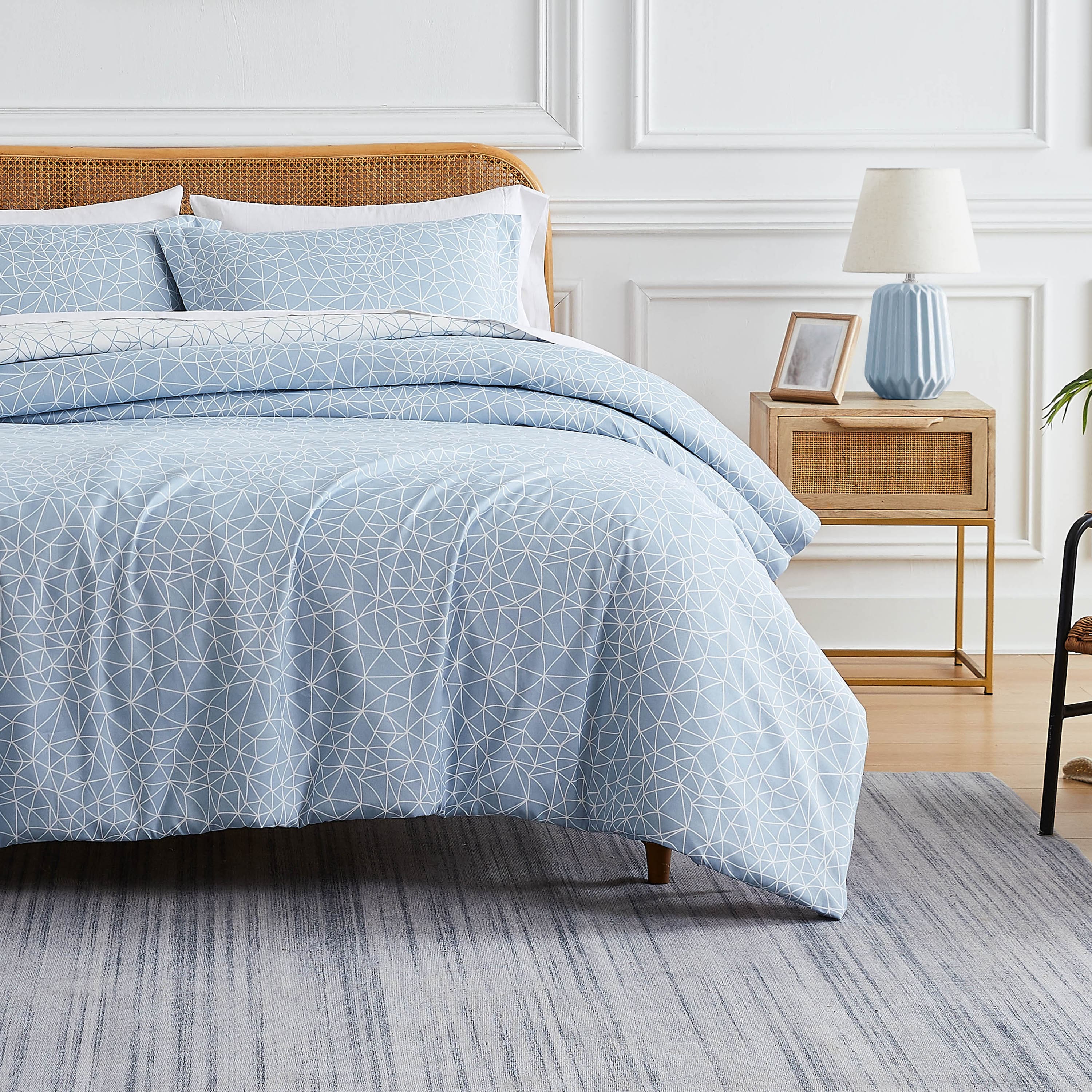 Geometric Maze Reversible Duvet Cover Set