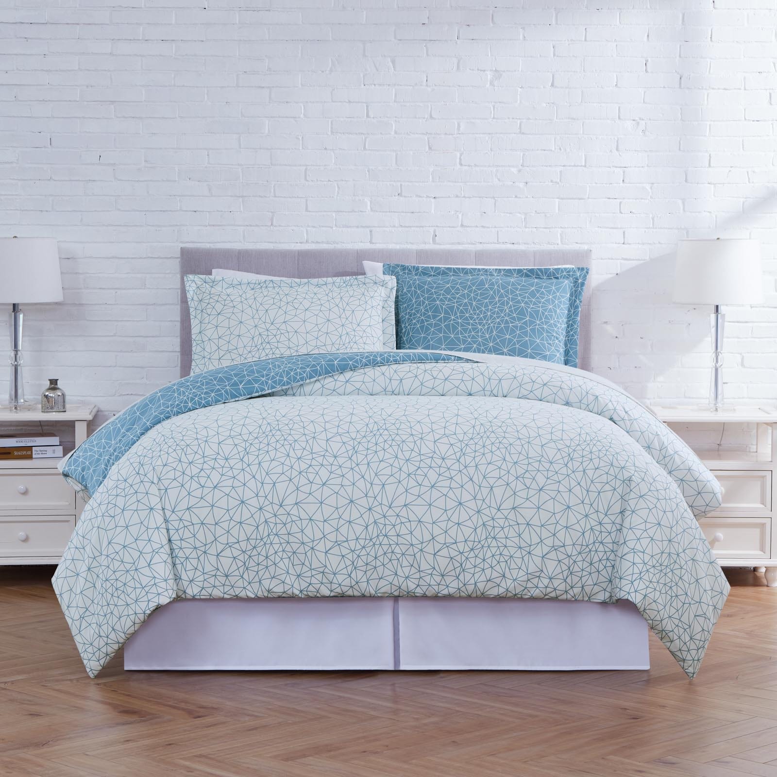 Geometric Maze Reversible Duvet Cover Set