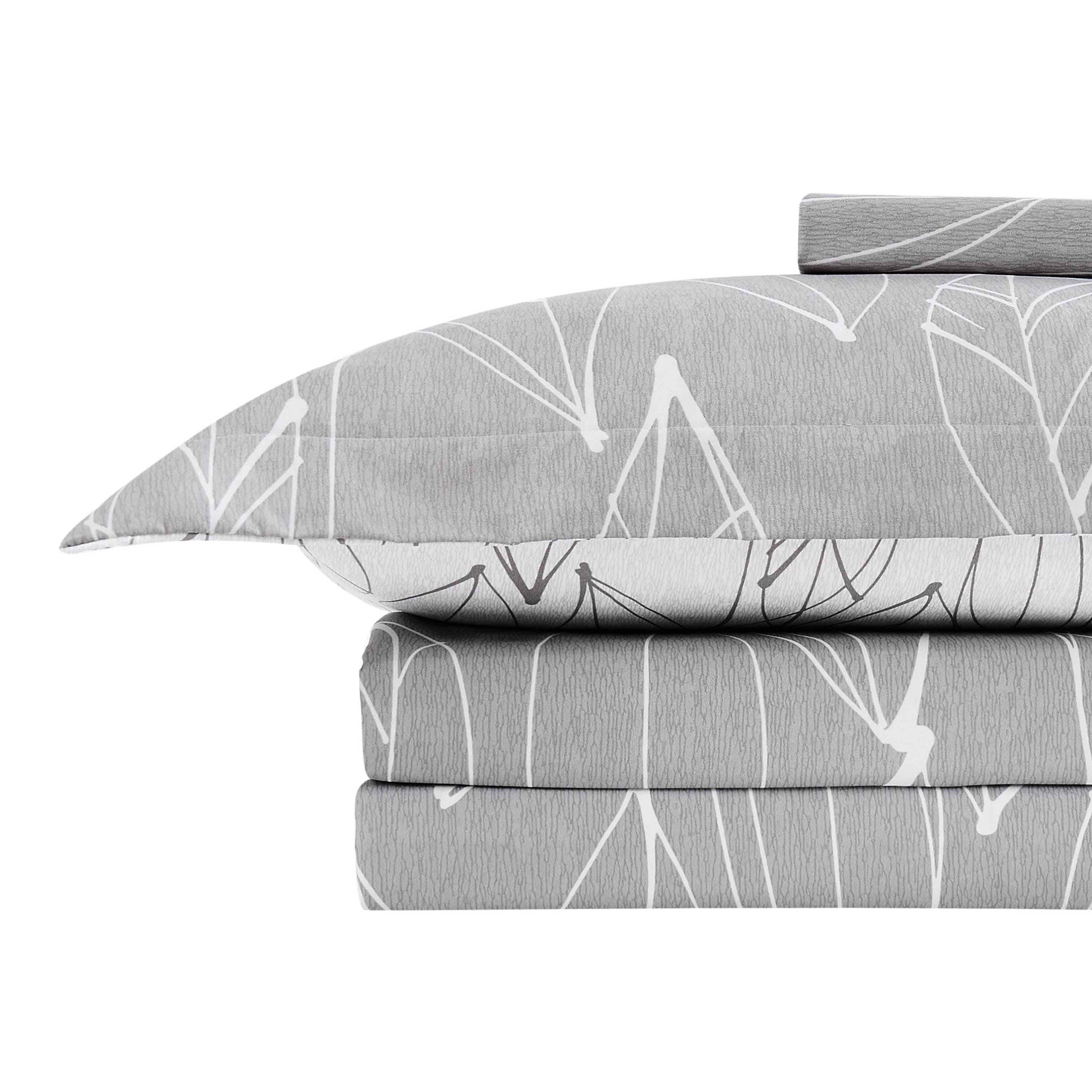 Modern Foliage Reversible Duvet Cover Set