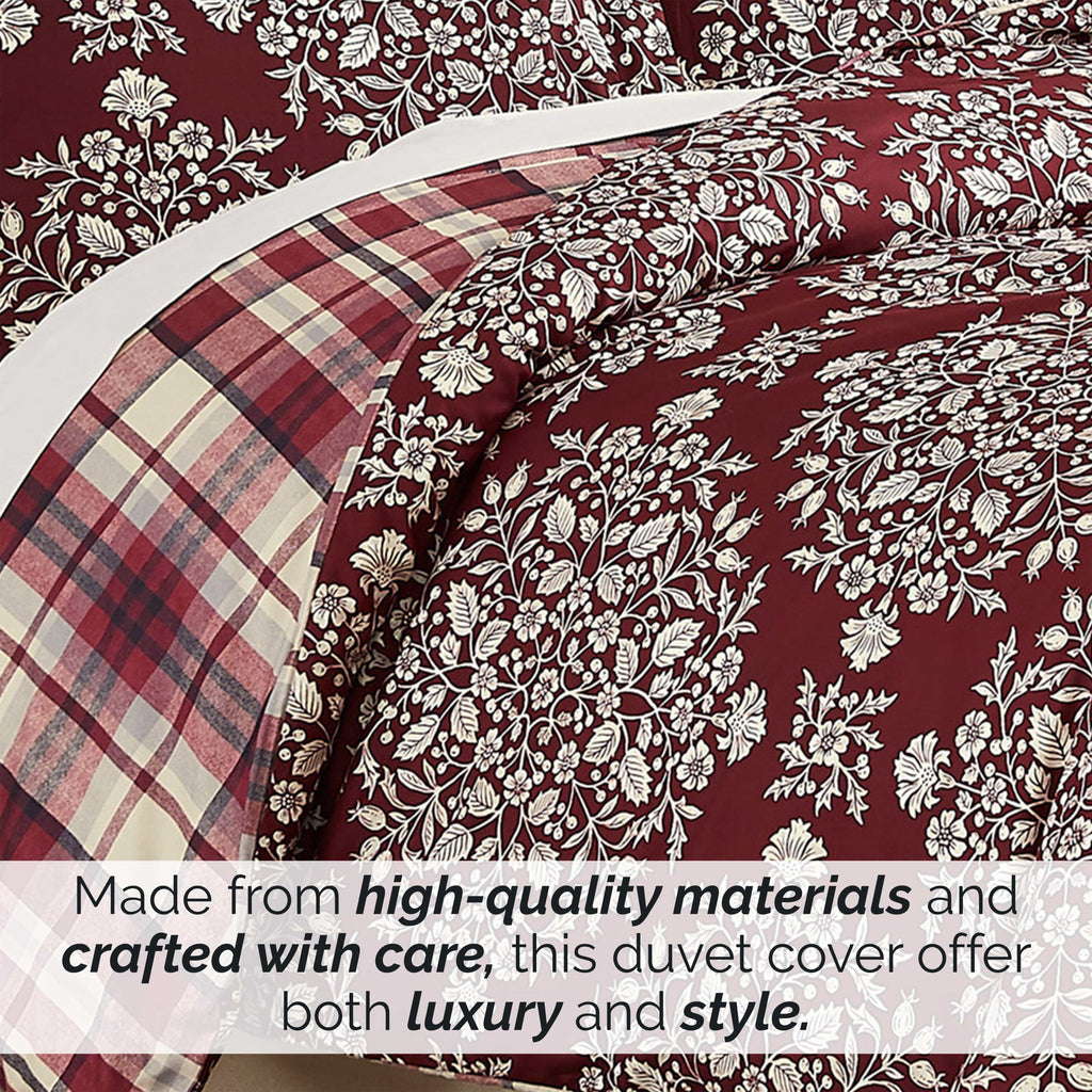 Christmas Carol Reversible Duvet Cover Set