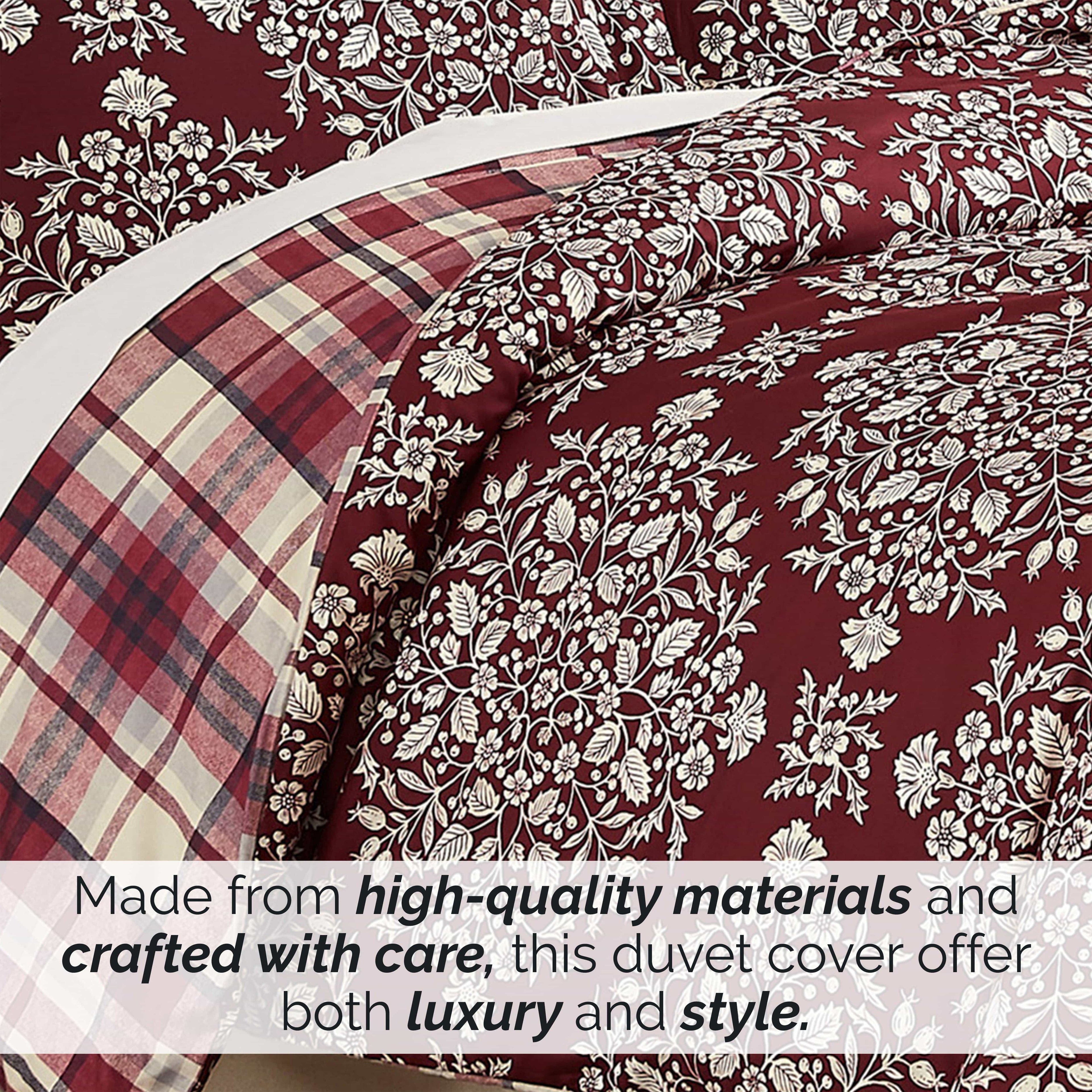 Christmas Carol Reversible Duvet Cover Set