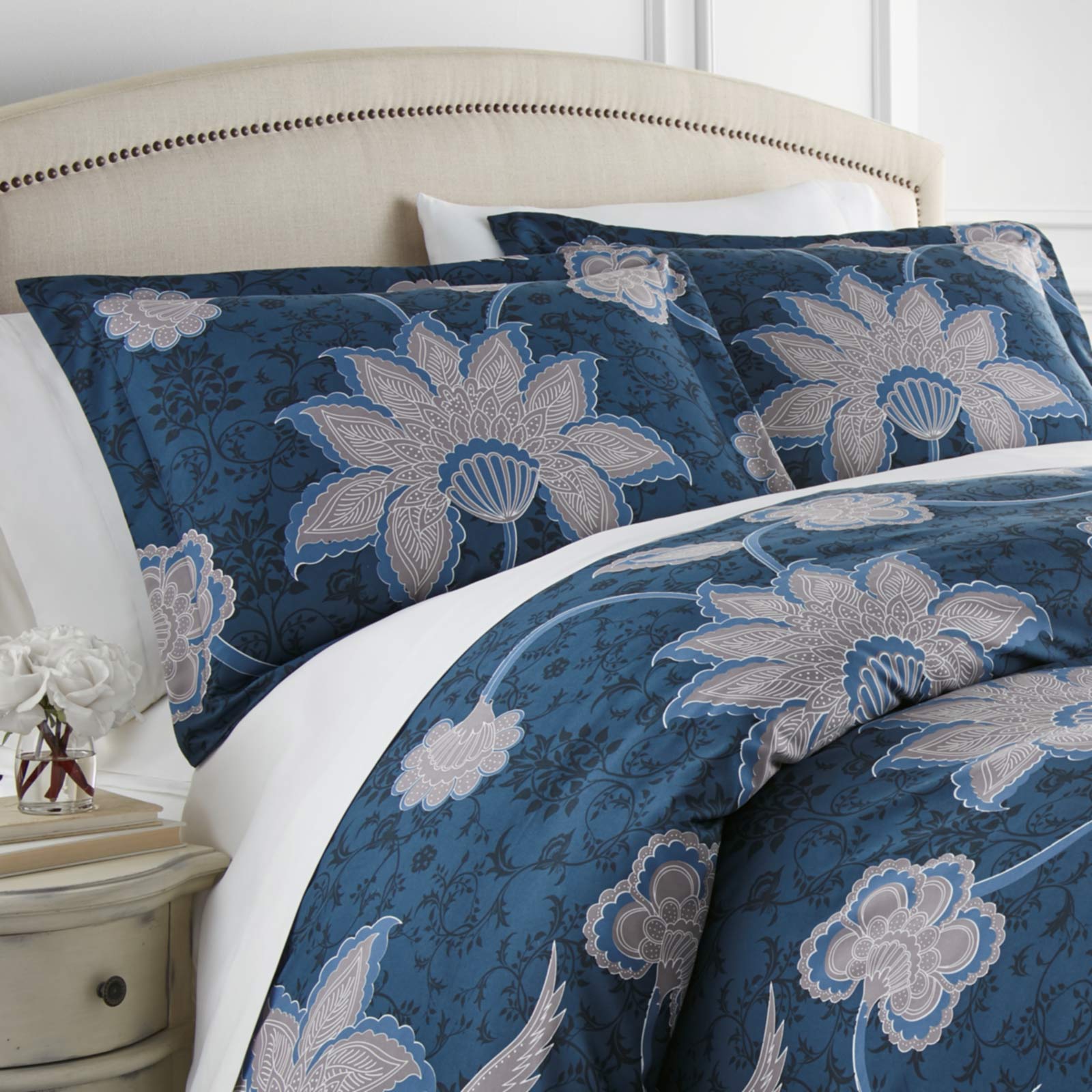 Grand Floral Duvet Cover Set