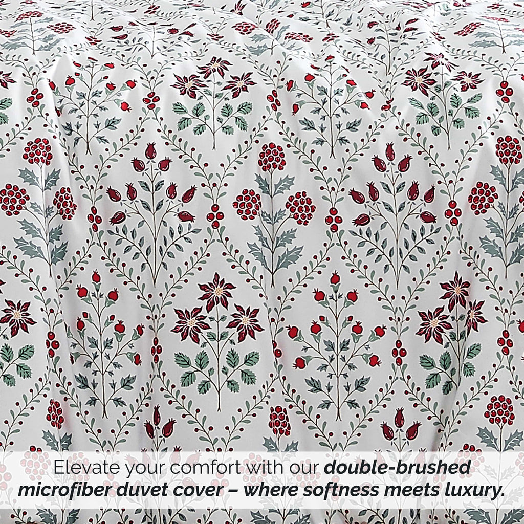 Holiday Harmony Reversible Duvet Cover Set