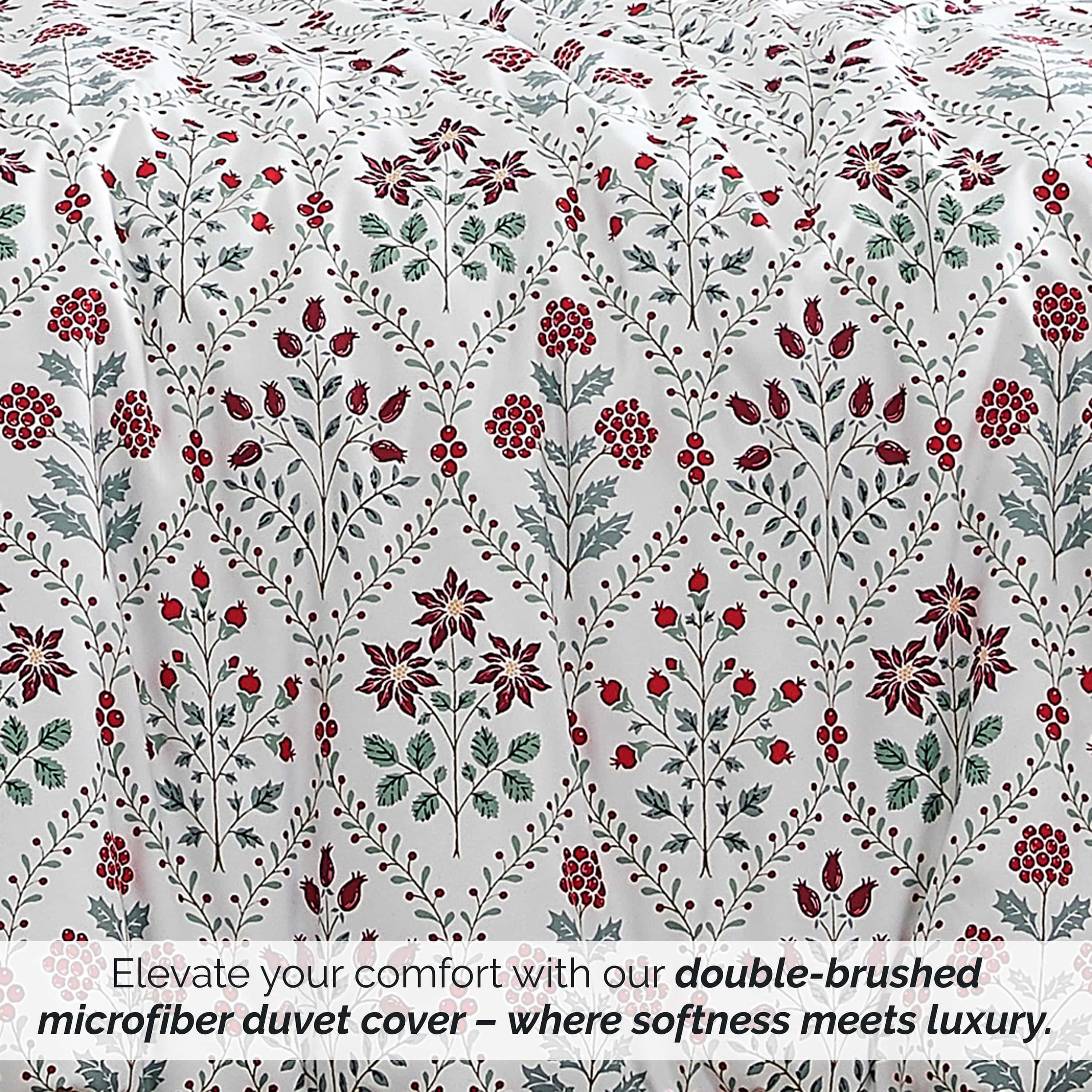 Holiday Harmony Reversible Duvet Cover Set