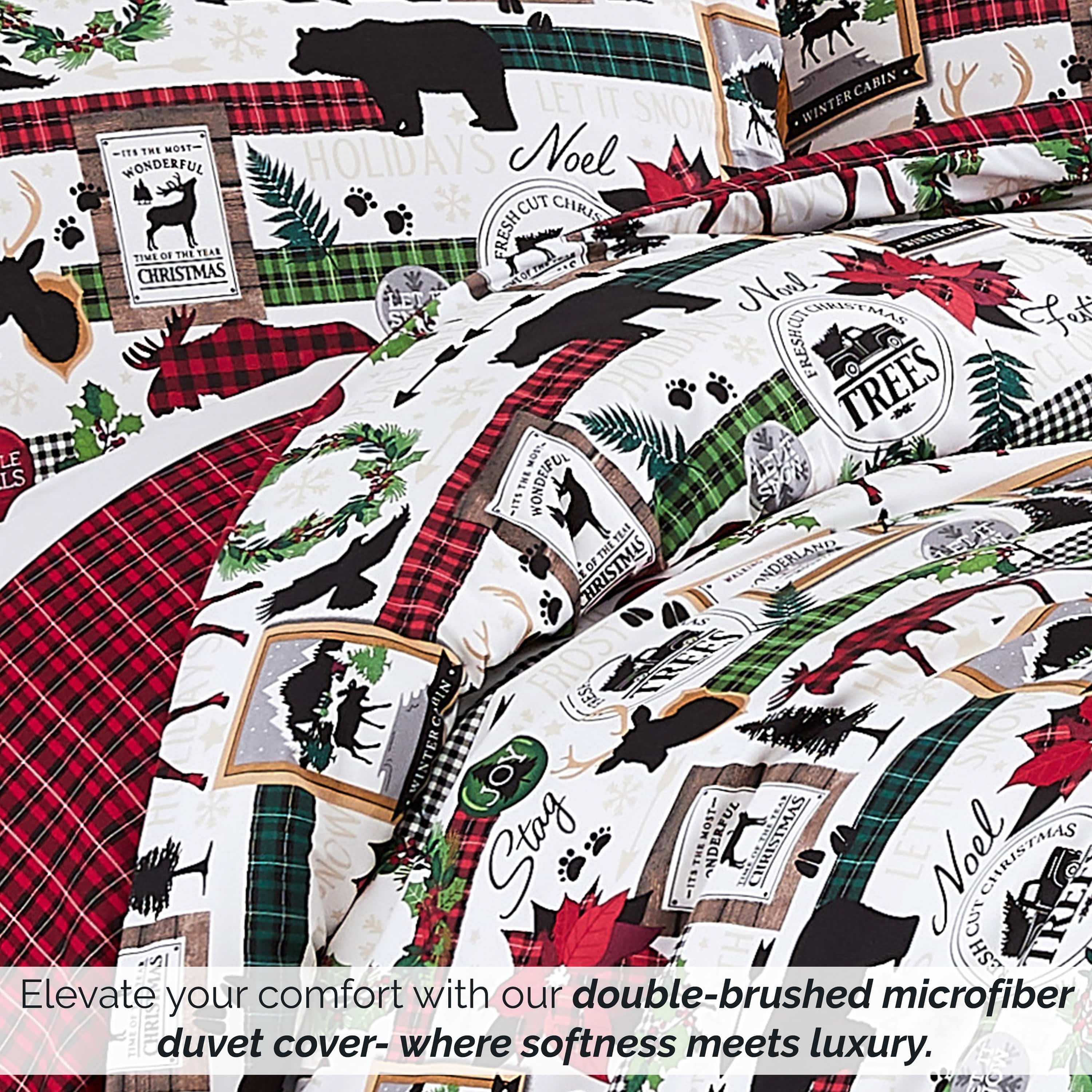 Merry Town Reversible Duvet Cover Set