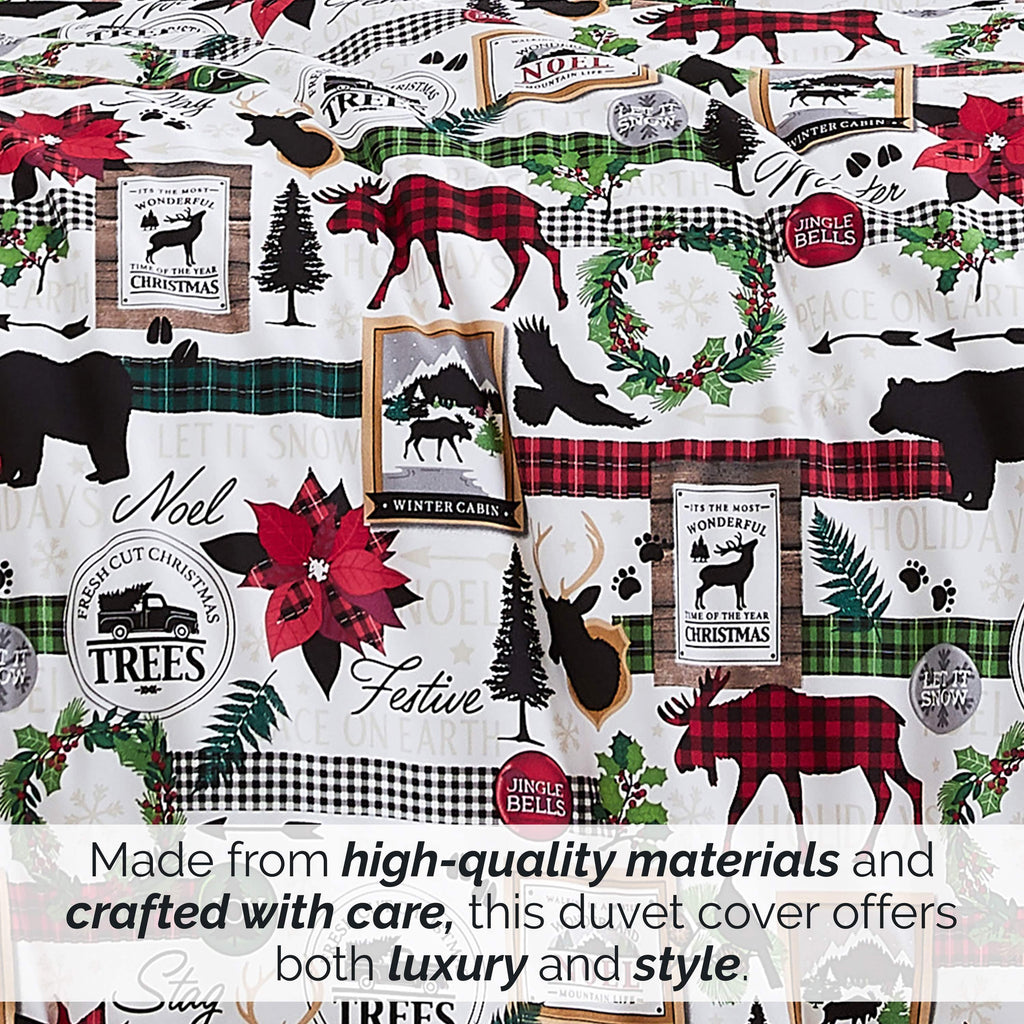 Merry Town Reversible Duvet Cover Set