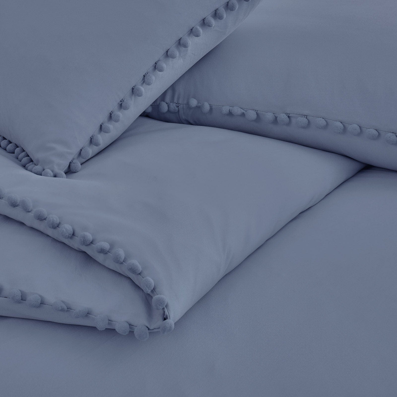 Pom-Pom Duvet Cover Set