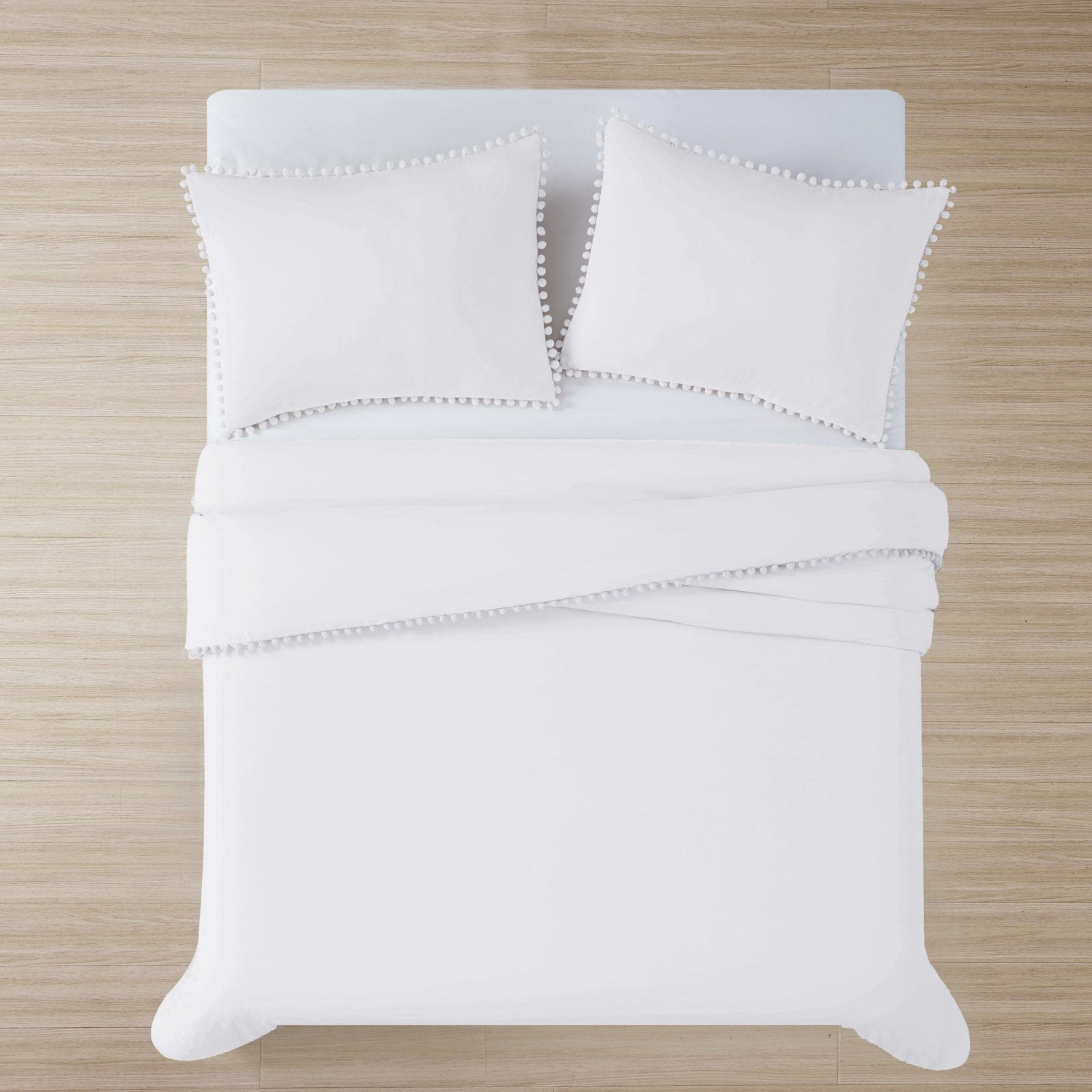 Pom-Pom Duvet Cover Set