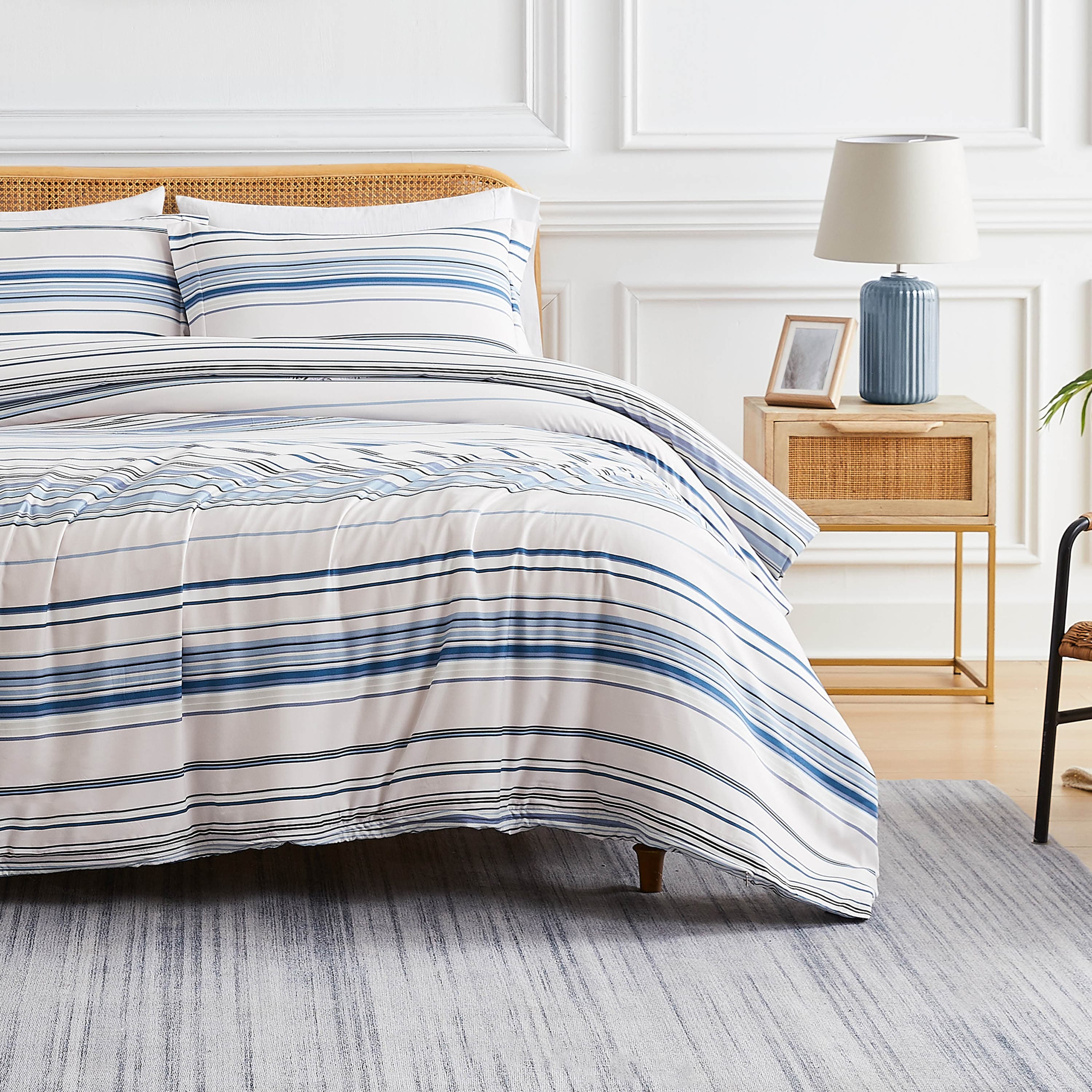 Coastal Stripes Duvet Cover Set