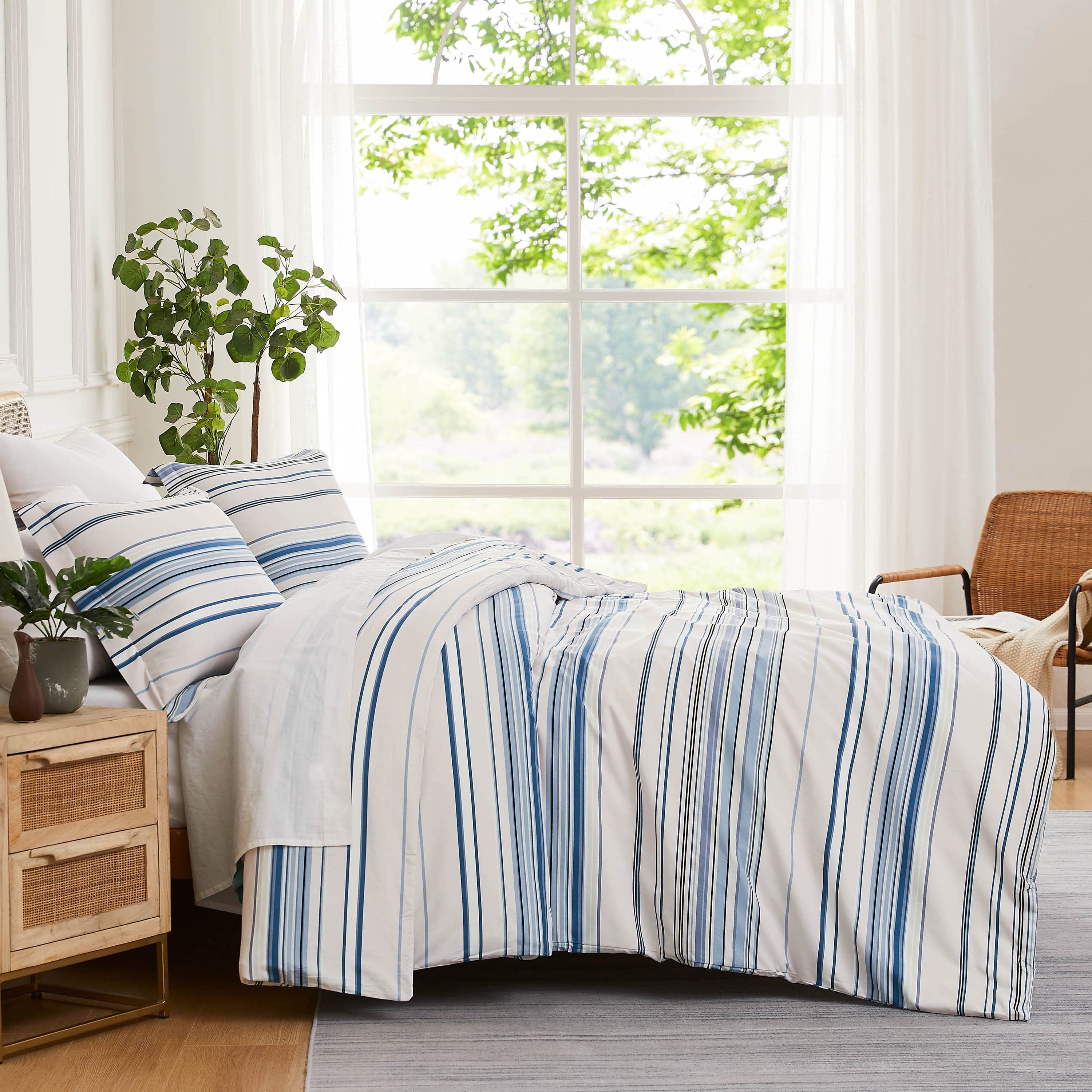 Coastal Stripes Duvet Cover Set