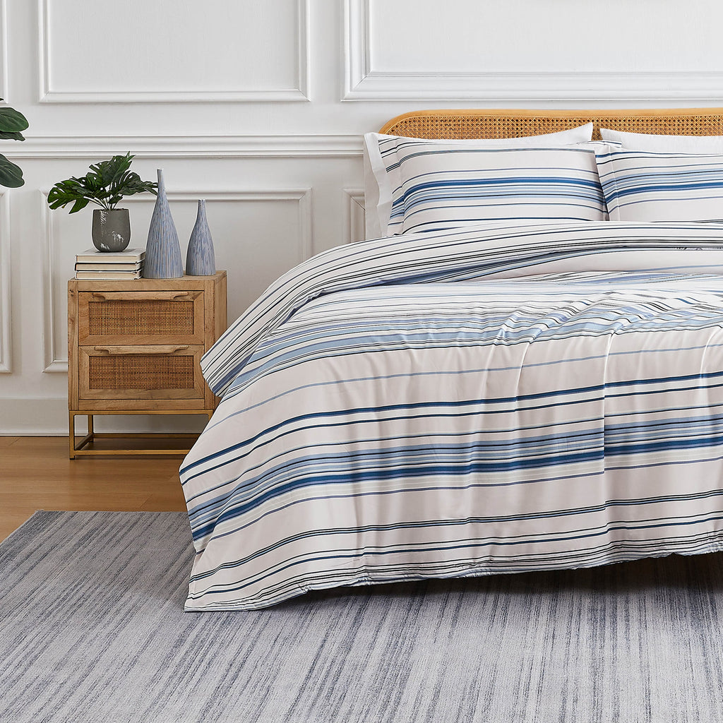 Coastal Stripes Duvet Cover Set