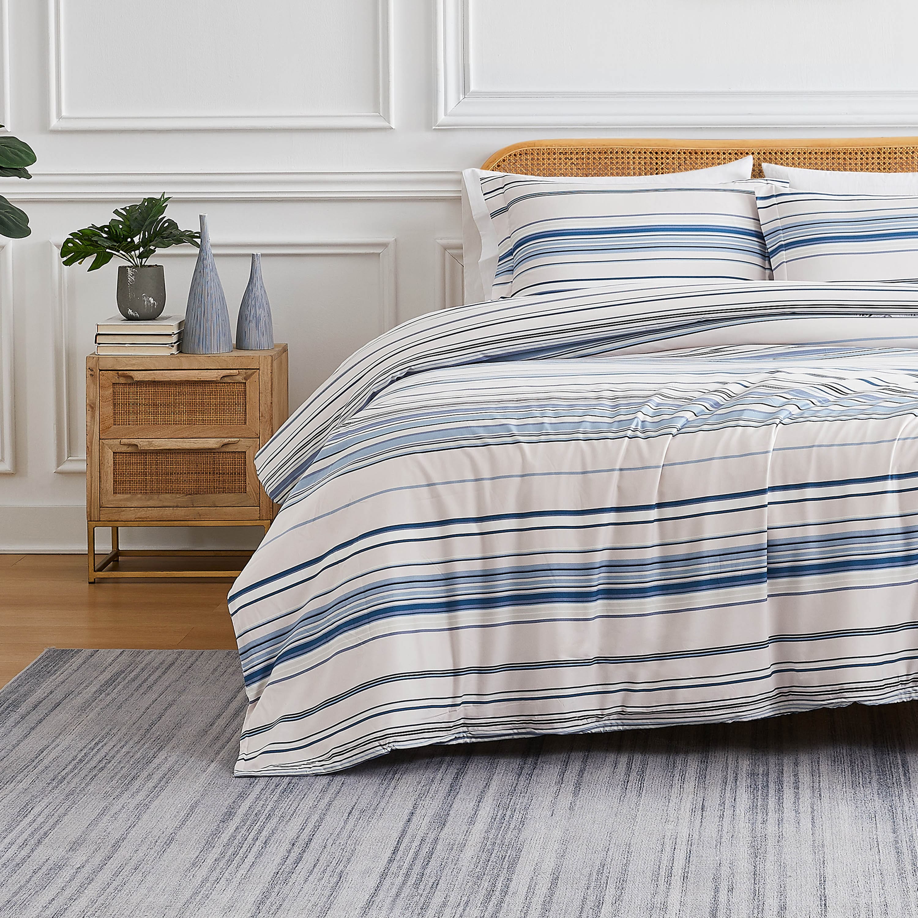 Coastal Stripes Duvet Cover Set