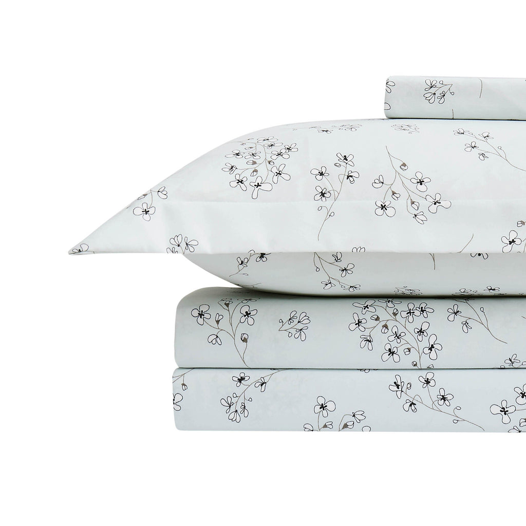 Sweet Florals Reversible Duvet Cover Set
