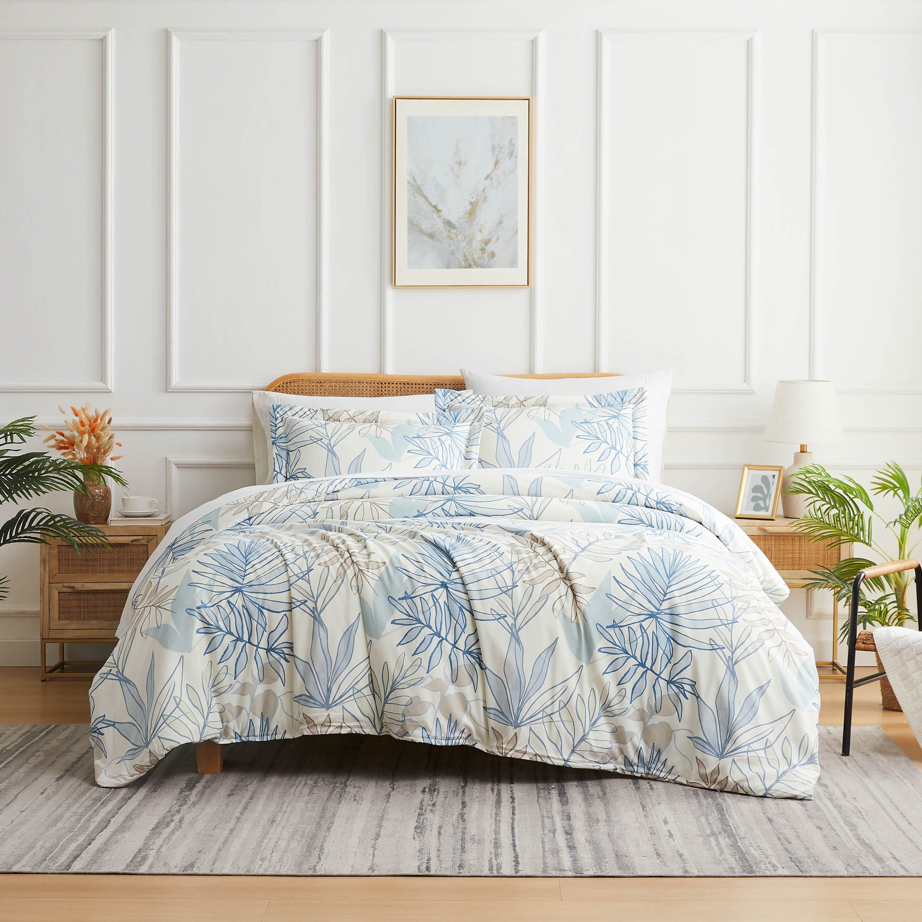 Tropic Leaf Duvet Cover Set