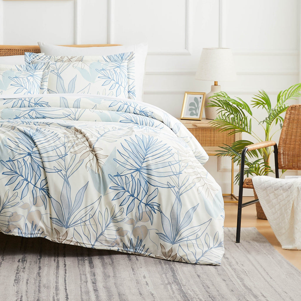 Tropic Leaf Duvet Cover Set