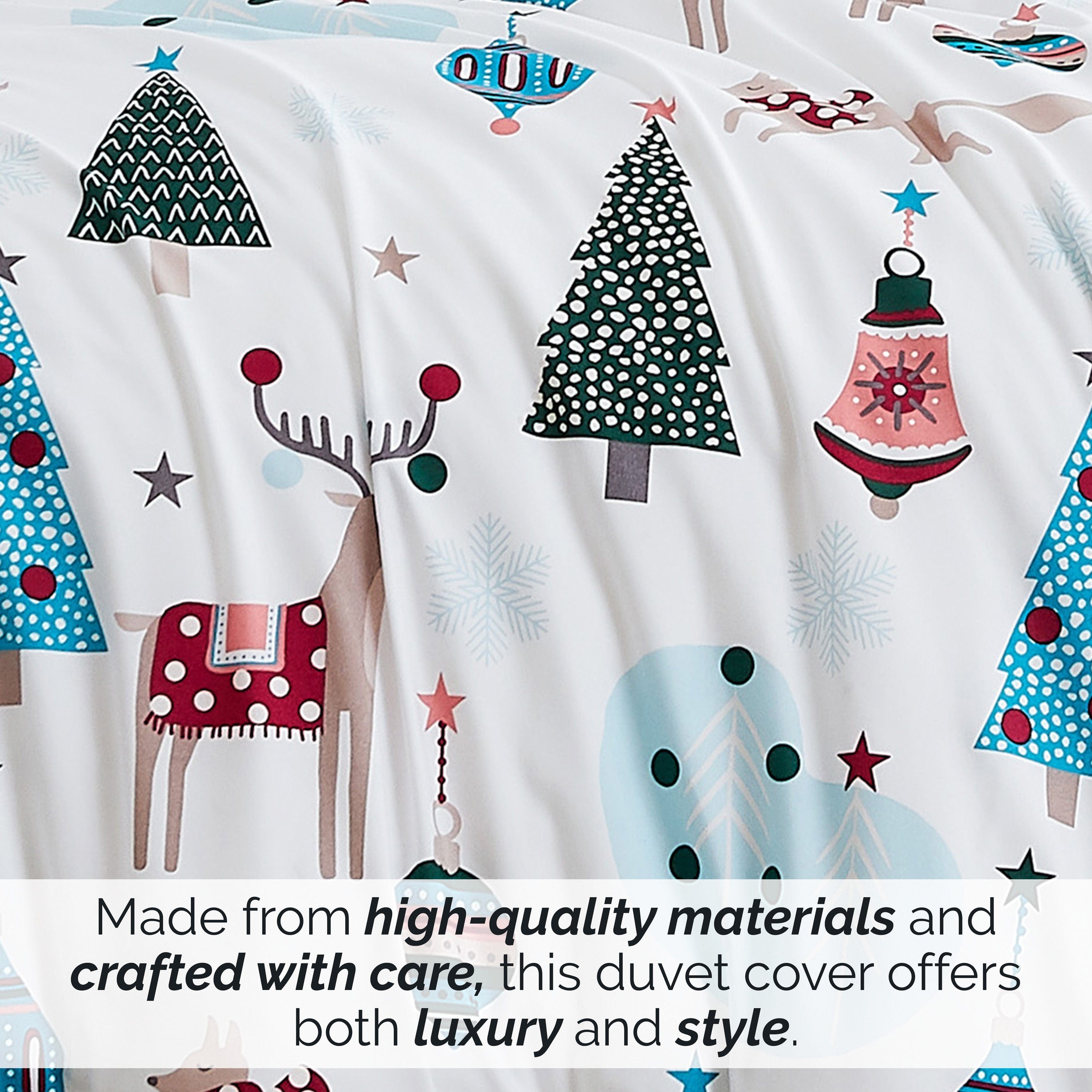 Winter Wonderland Reversible Duvet Cover Set