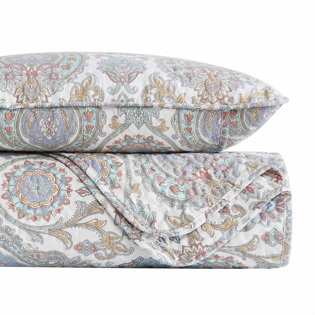 Boho Paisley Quilt Set