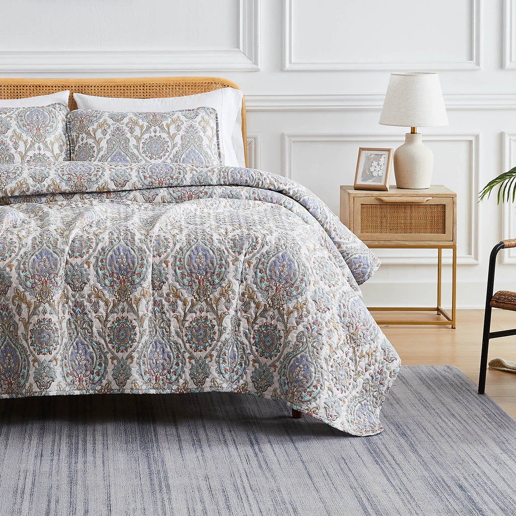 Boho Paisley Quilt Set