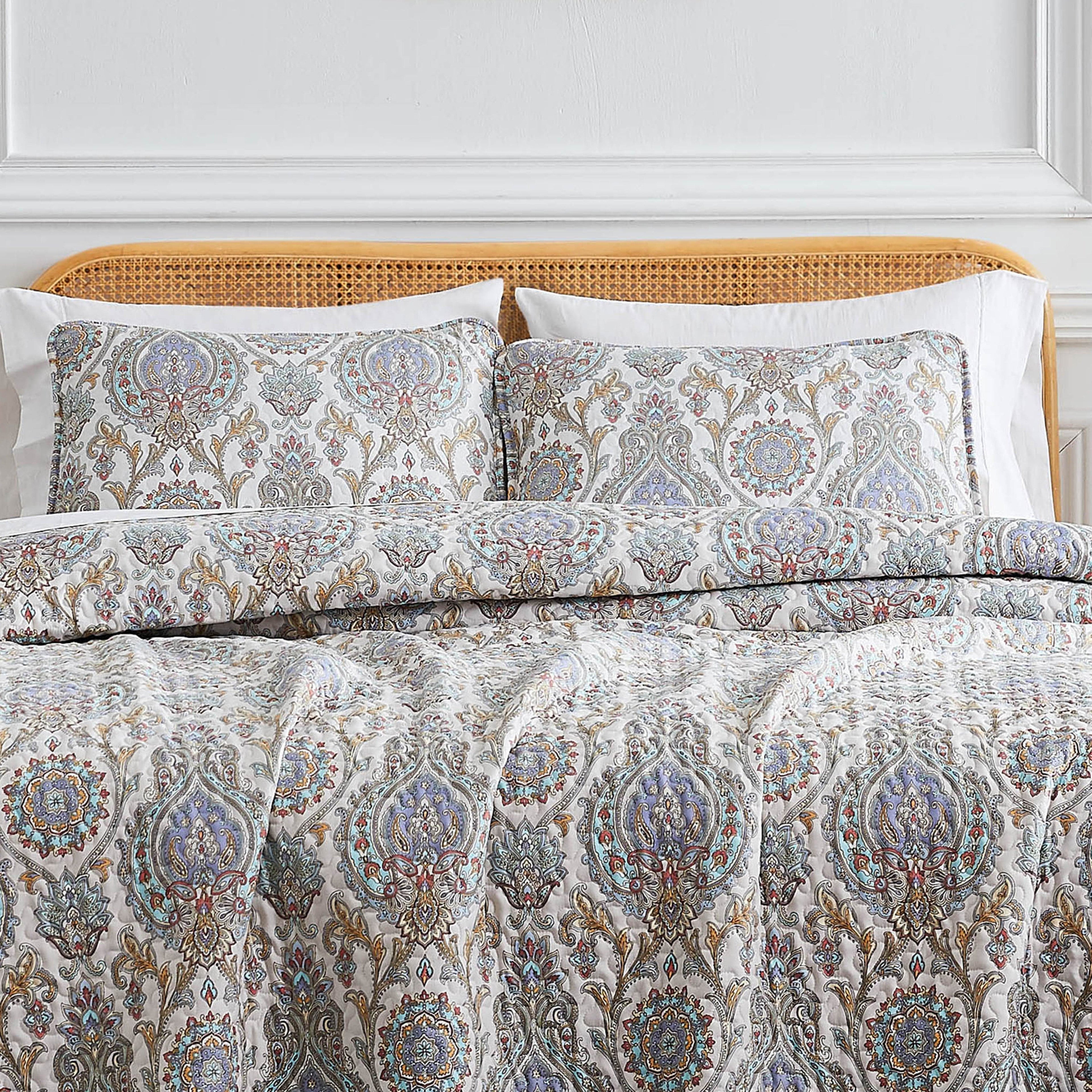 Boho Paisley Quilt Set