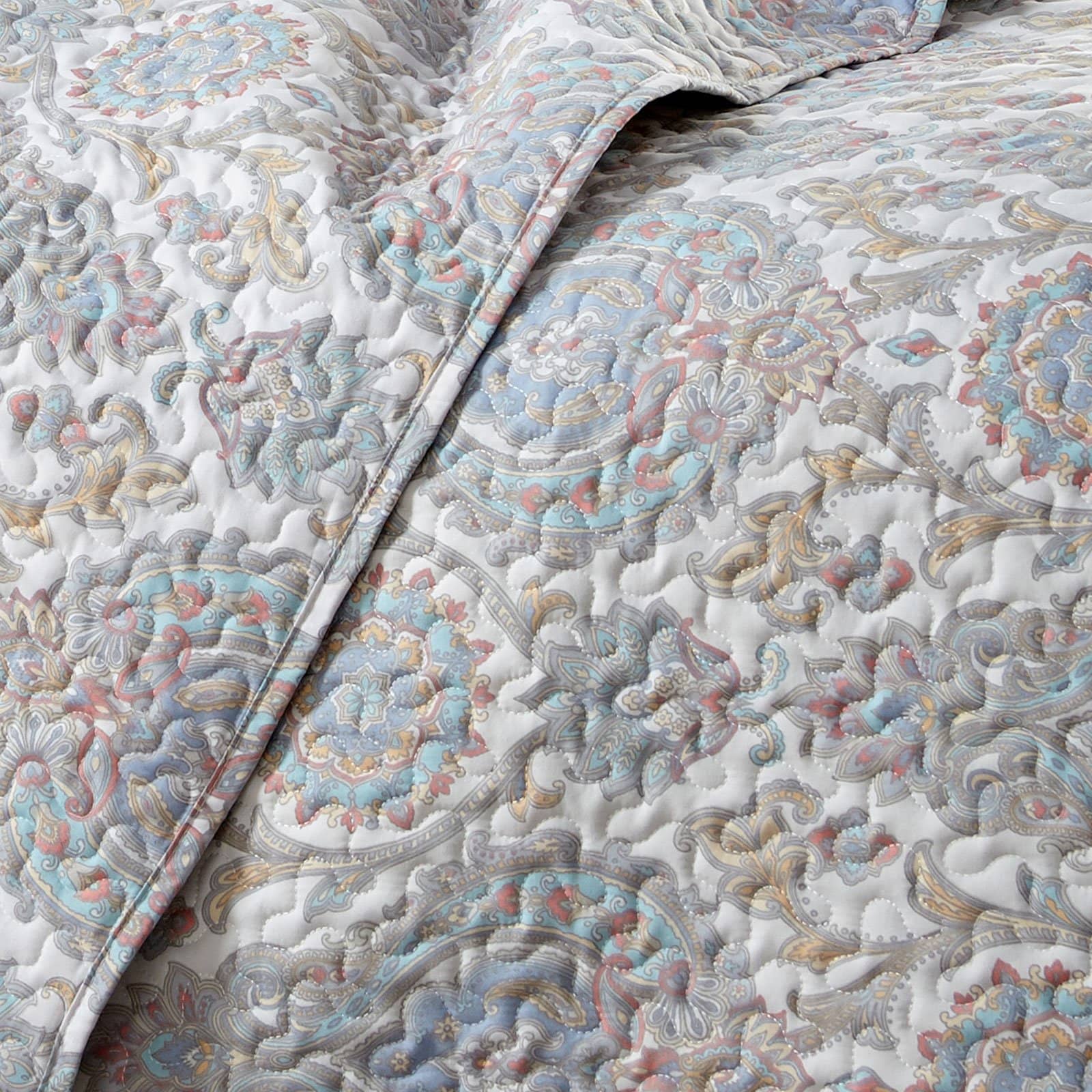 Boho Paisley Quilt Set