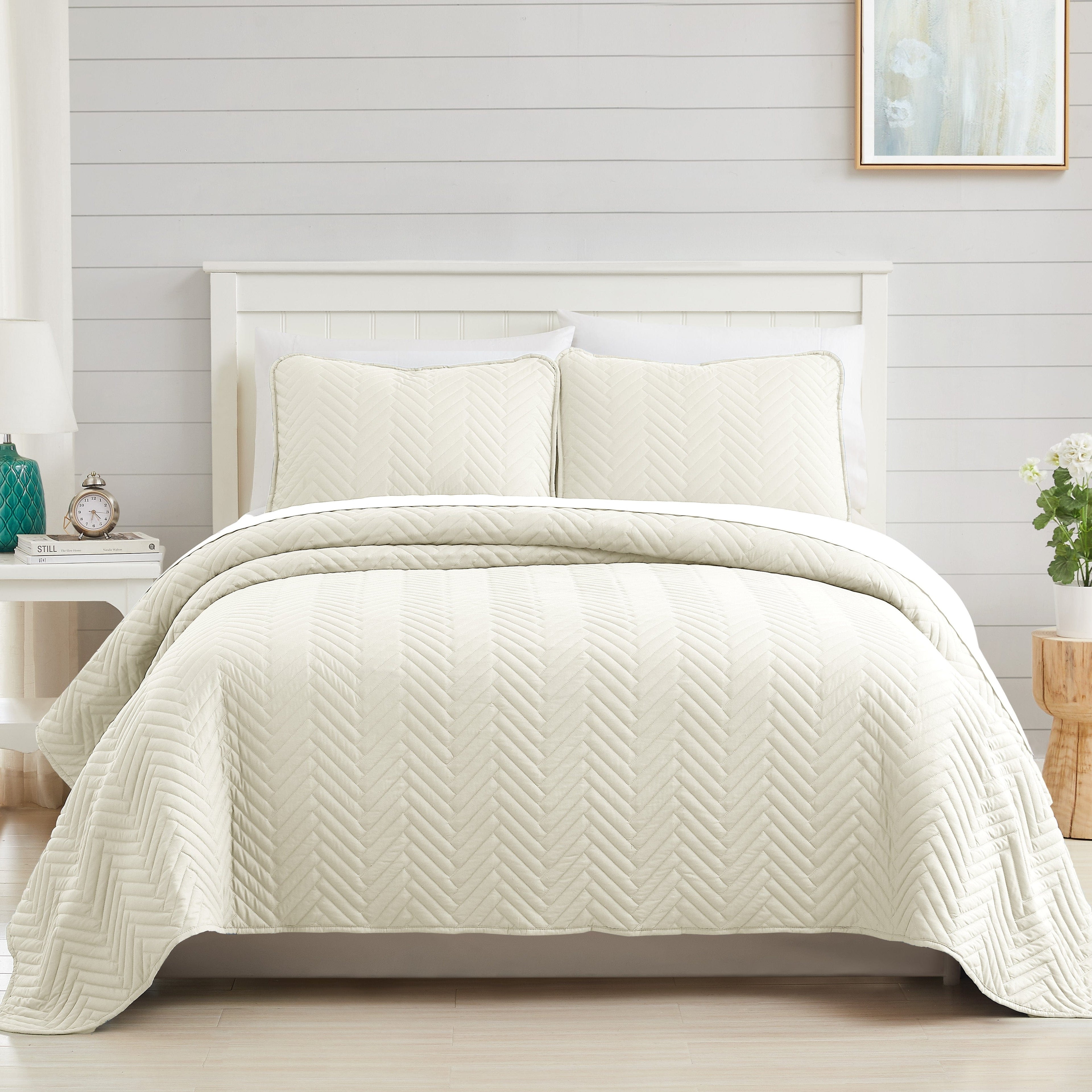 Chevron Oversized Quilt Set