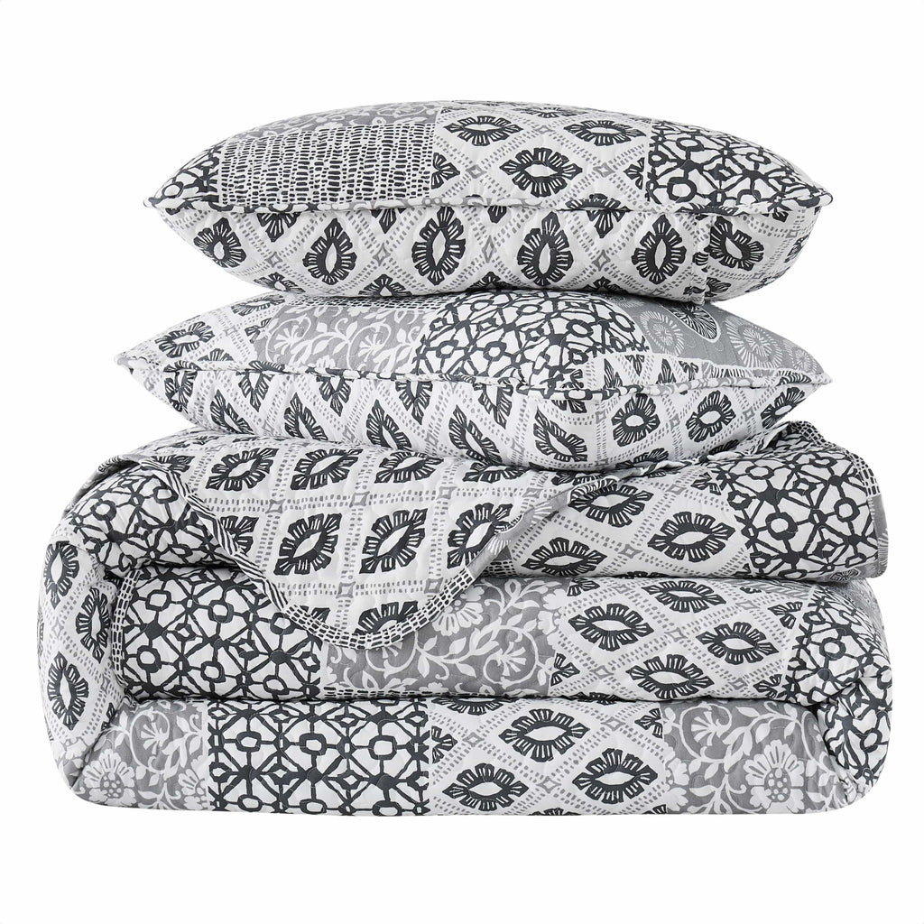 Global Patchwork Quilt Set