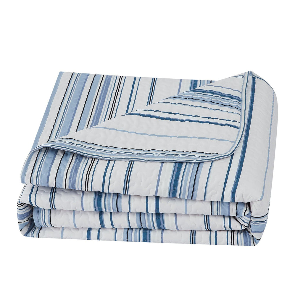 Coastal Stripes Quilt Set