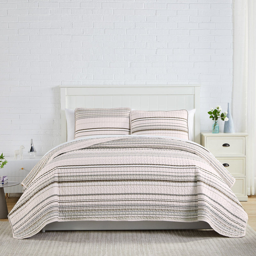 Coastal Stripes Quilt Set