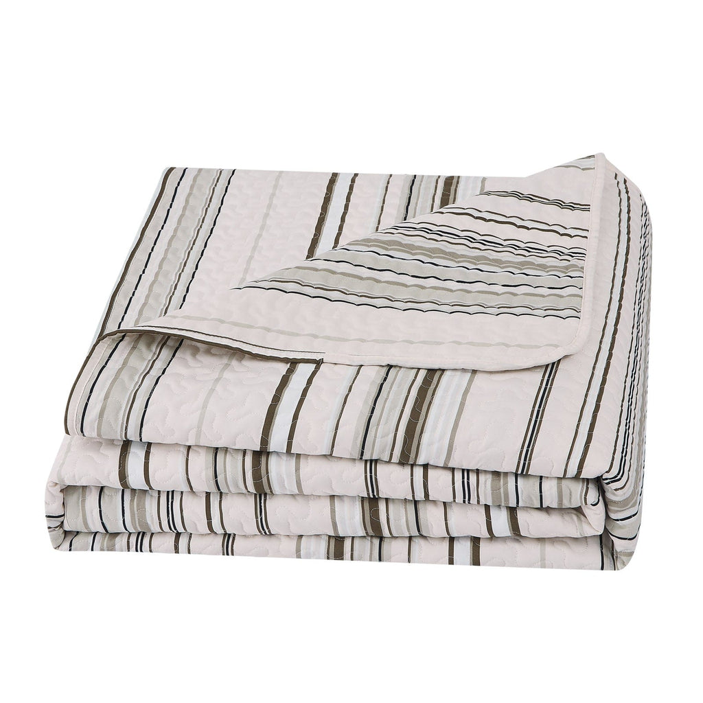 Coastal Stripes Quilt Set