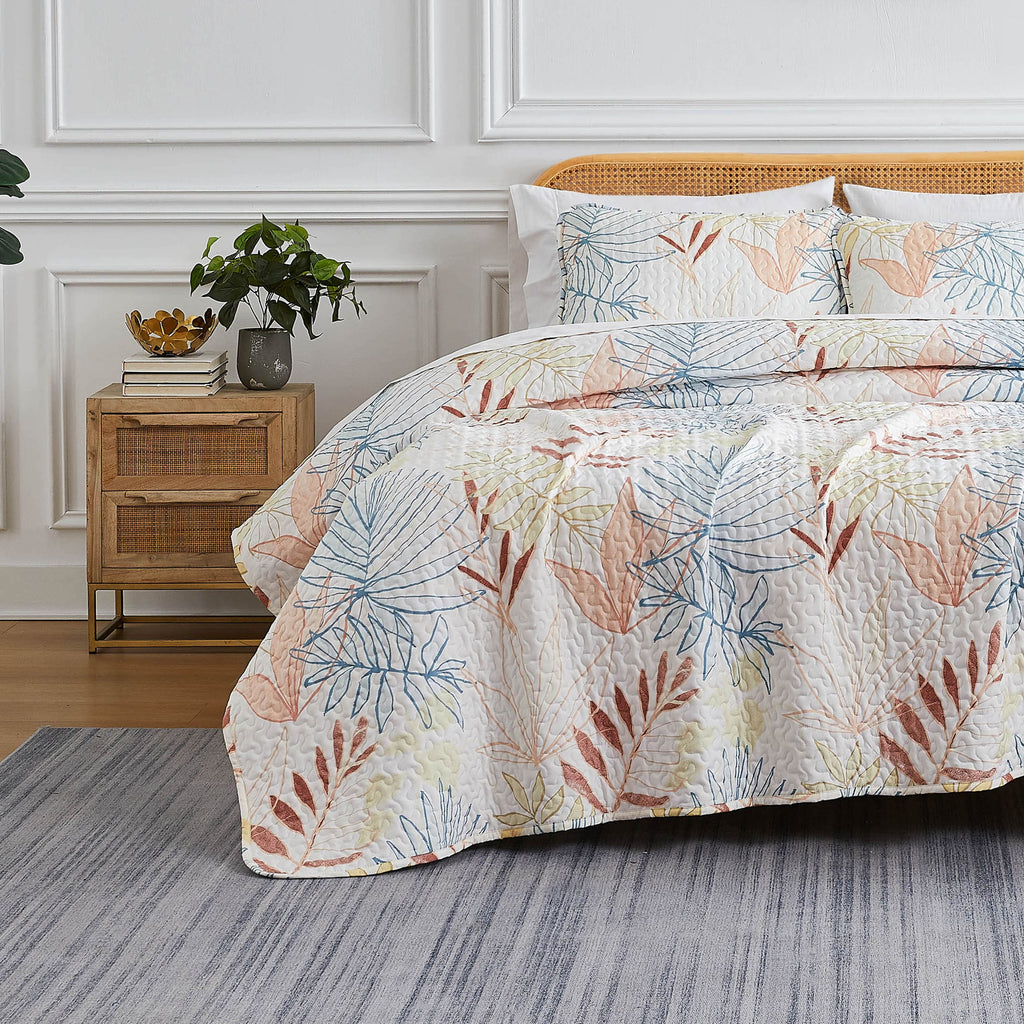 Tropic Leaf Quilt Set